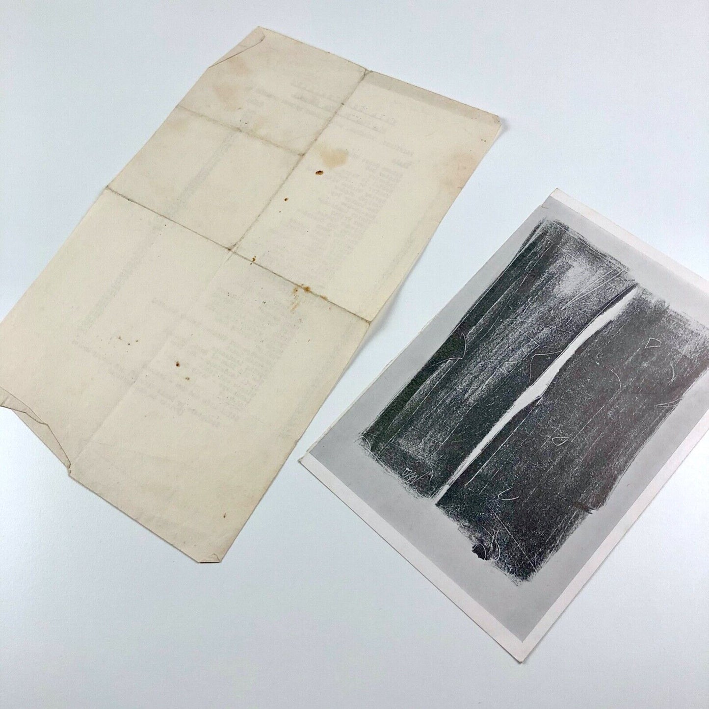 Tony O'Malley Recent Paintings | Will's Lane Gallery & Sail Loft Gallery two pieces of ephemera