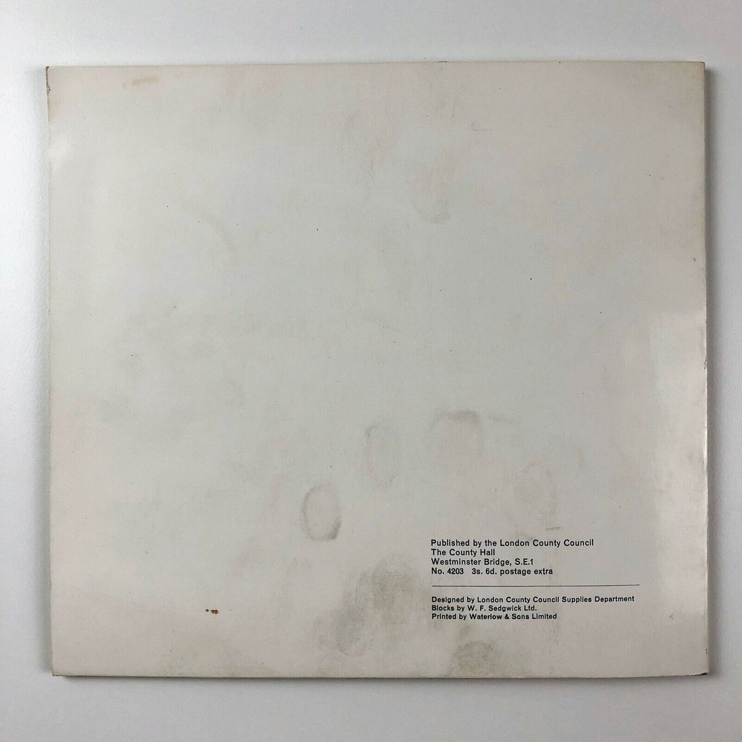 Sculpture in the Open Air: London County Council catalogue | Battersea Park 1963