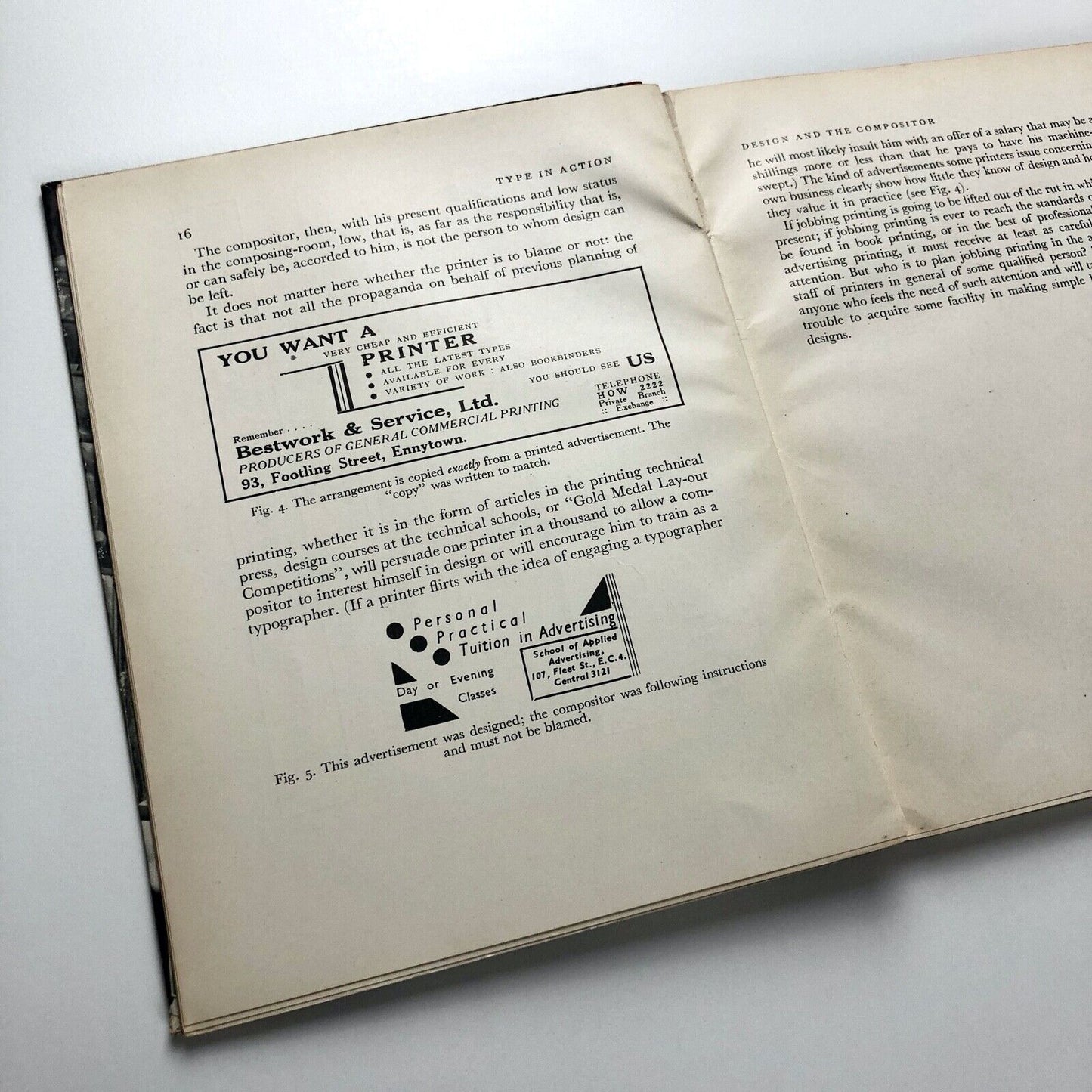 Type in Action by Herbert Jones | Sidgwick and Jackson, 1938