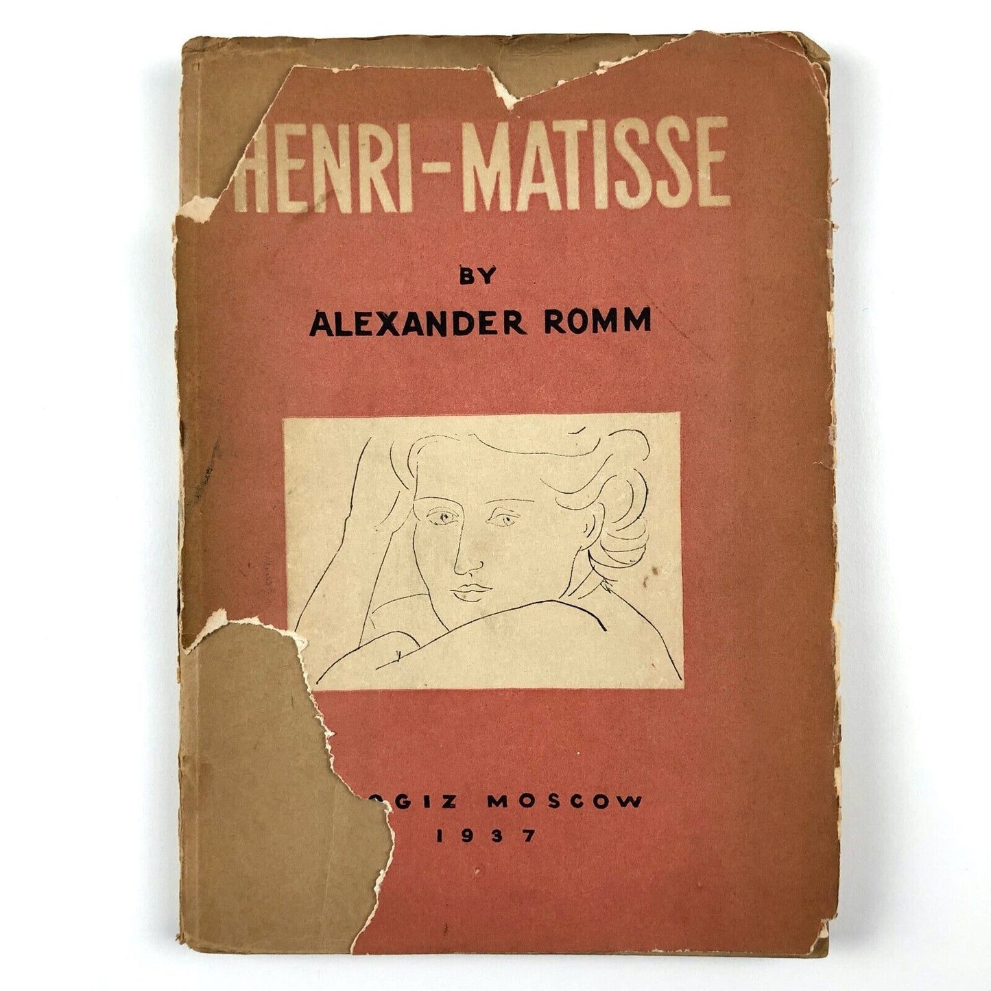 Henri Matisse by Alexander Romm Isogiz, Moscow, 1937 | Possibly inscribed by Carel Weight to Ruskin Spear