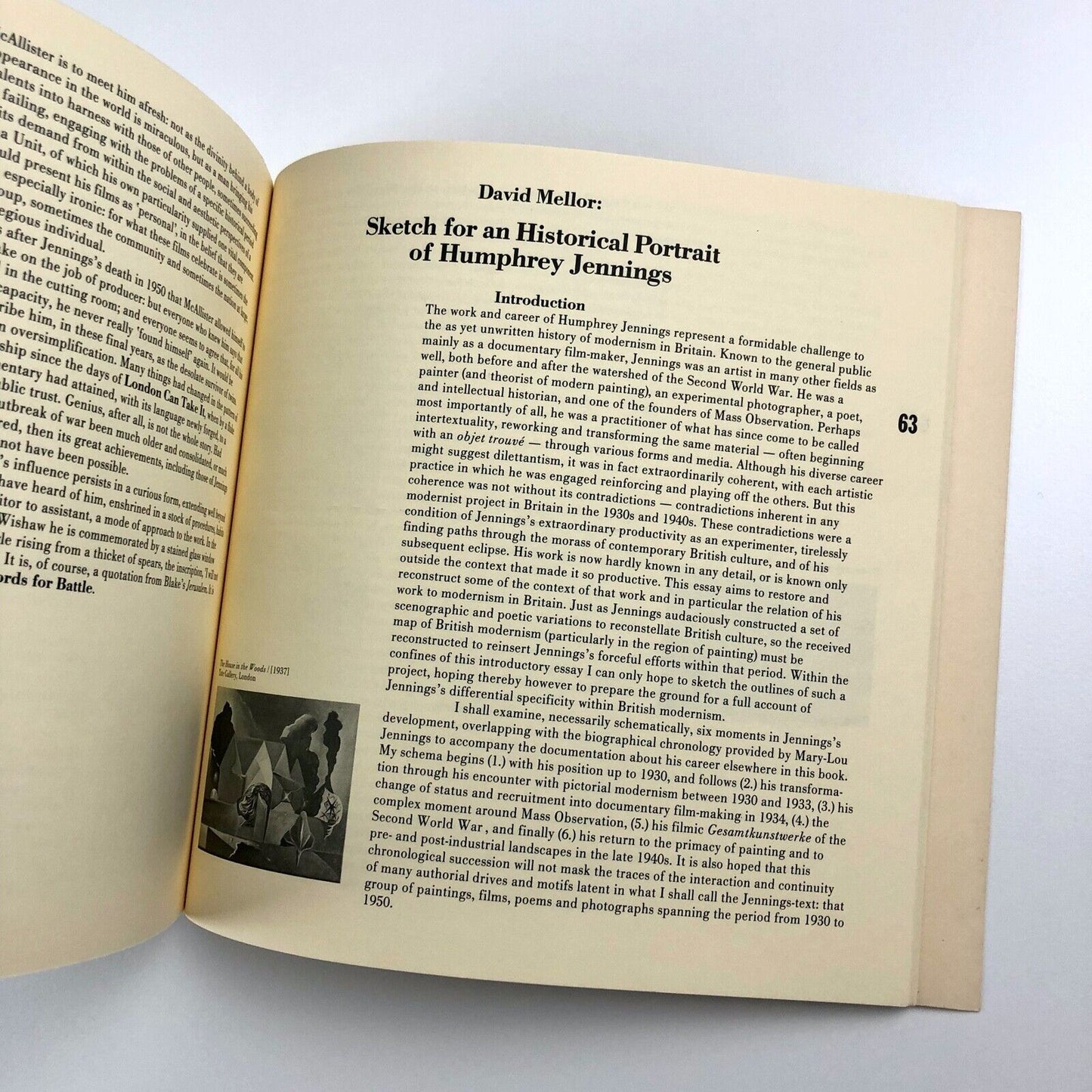 Humphrey Jennings: Film-maker, Painter, Poet | Edited by Mary-Lou Jennings | British Film Institute, 1982
