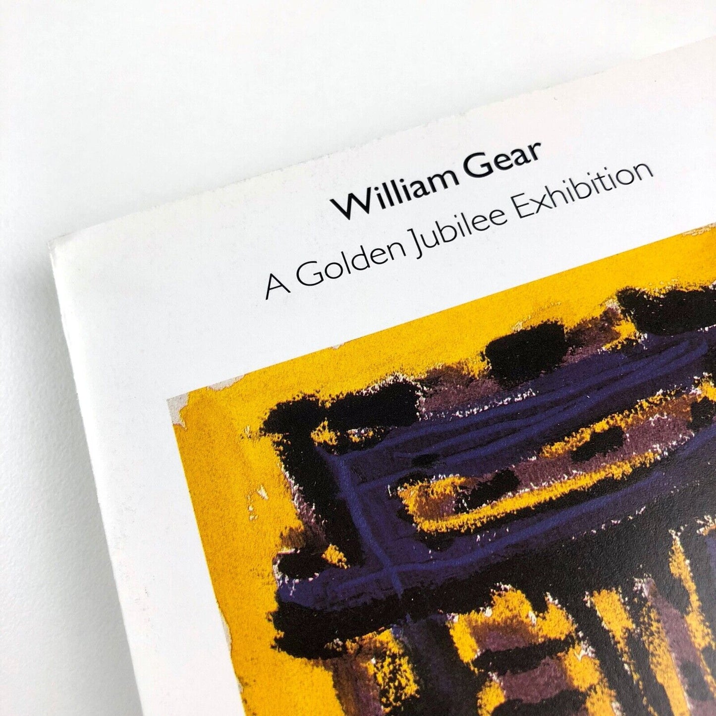 William Gear. A Golden Jubilee Exhibition – folding card | The Redfern Gallery 1997