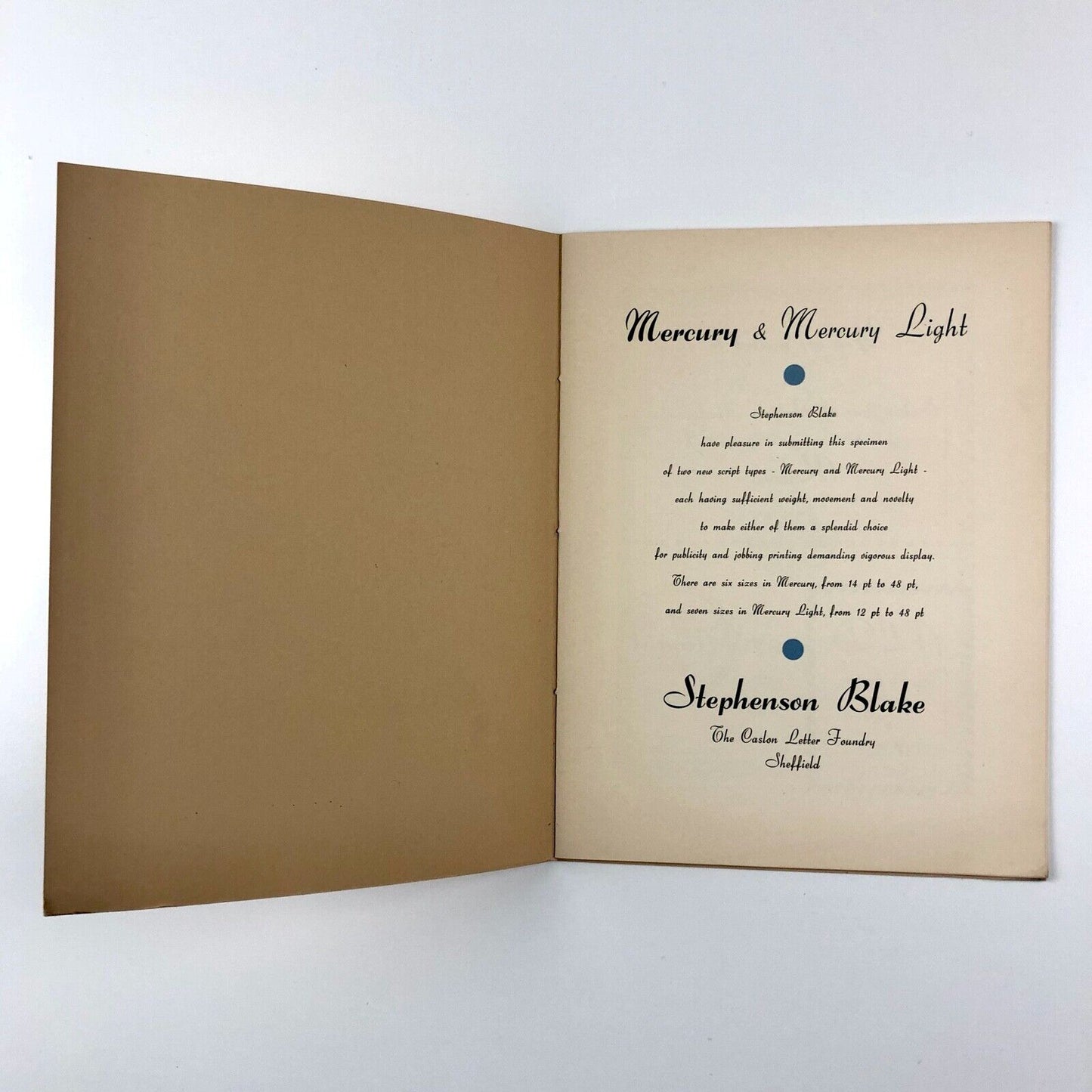 Mercury and Mercury Light – two new script types | Stephenson Blake 1950s