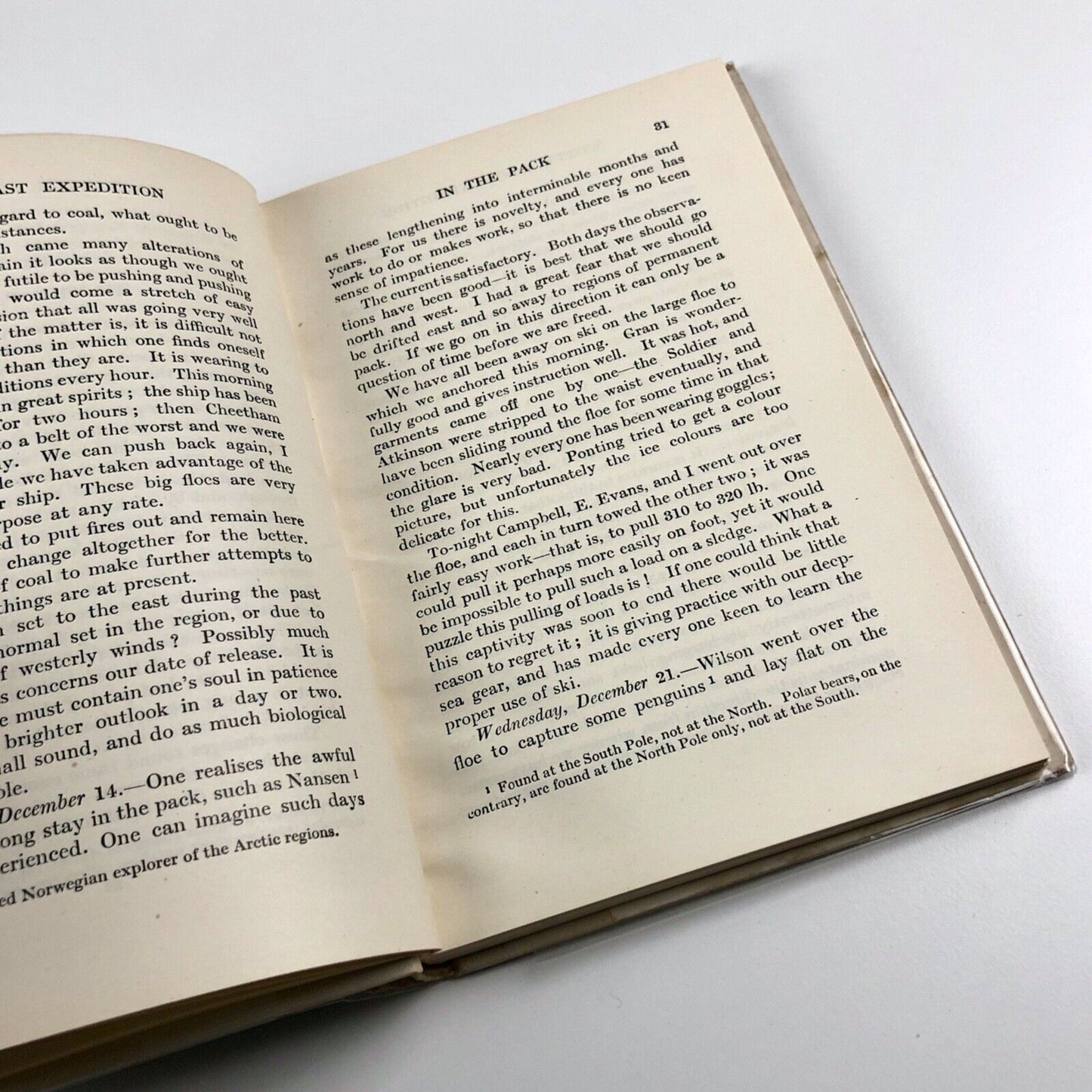 Scott’s Last Expedition. Extracts from the Personal Journal of Capt. R.F. Scott | John Murray, 1952