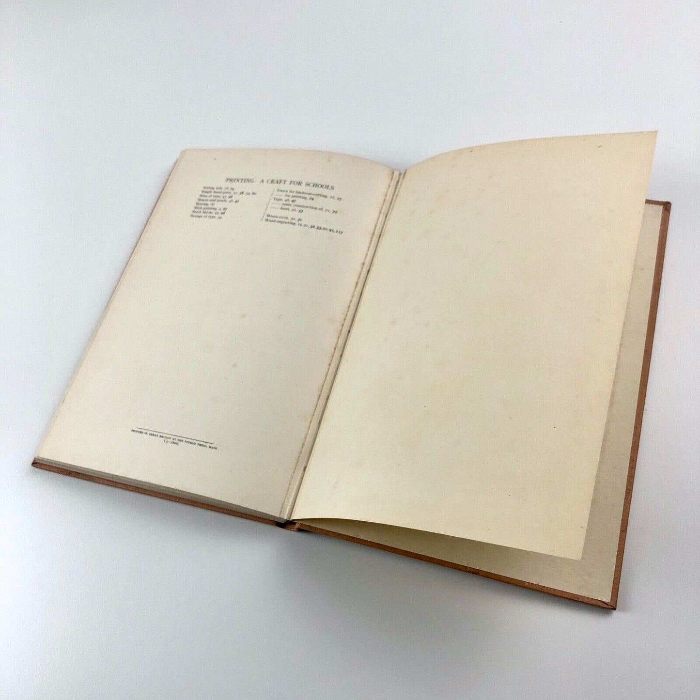 Printing – A Craft for Schools by H.E.V. Gillham | Pitman, London 1933