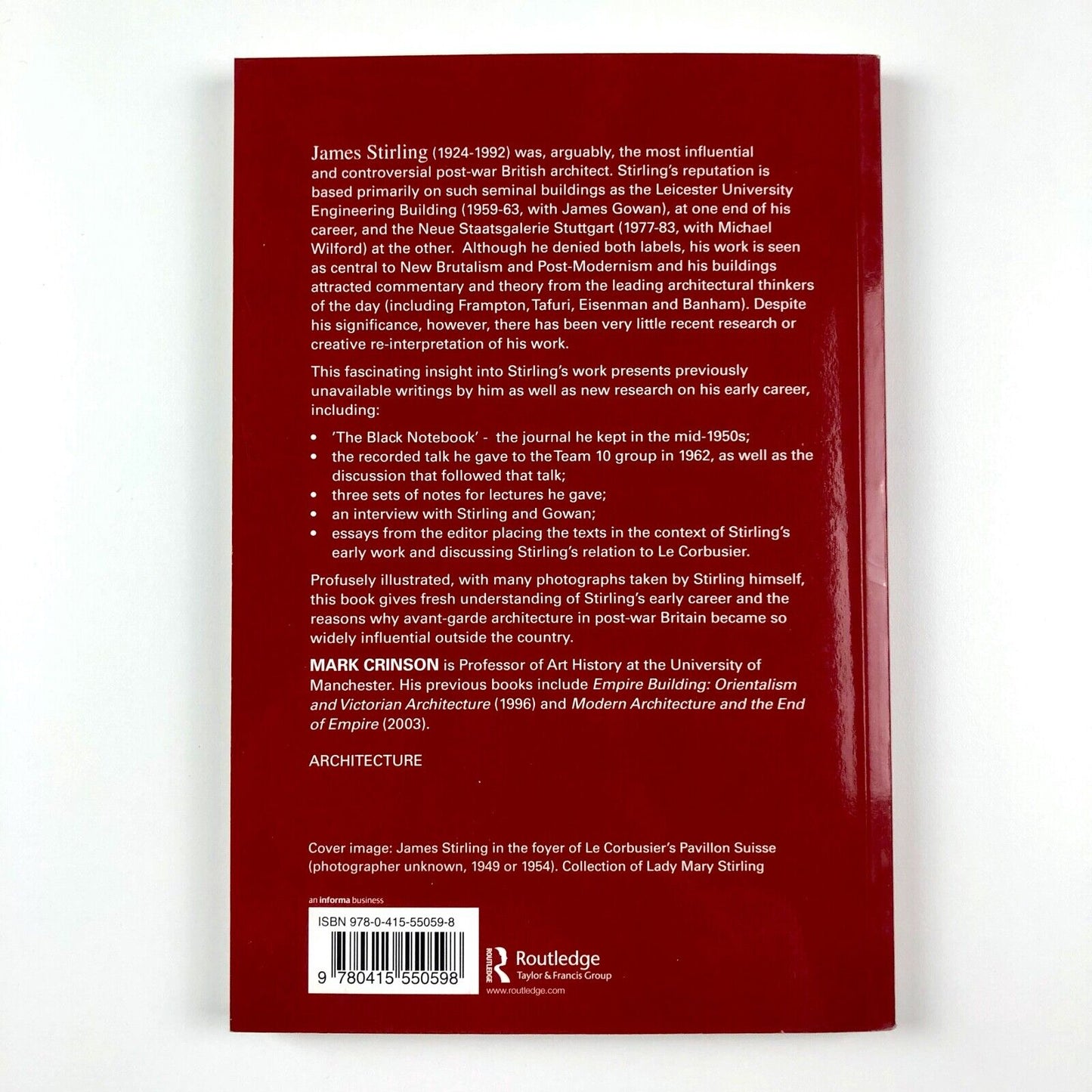 James Stirling: Early Unpublished Writings on Architecture | Mark Crinson, 2010