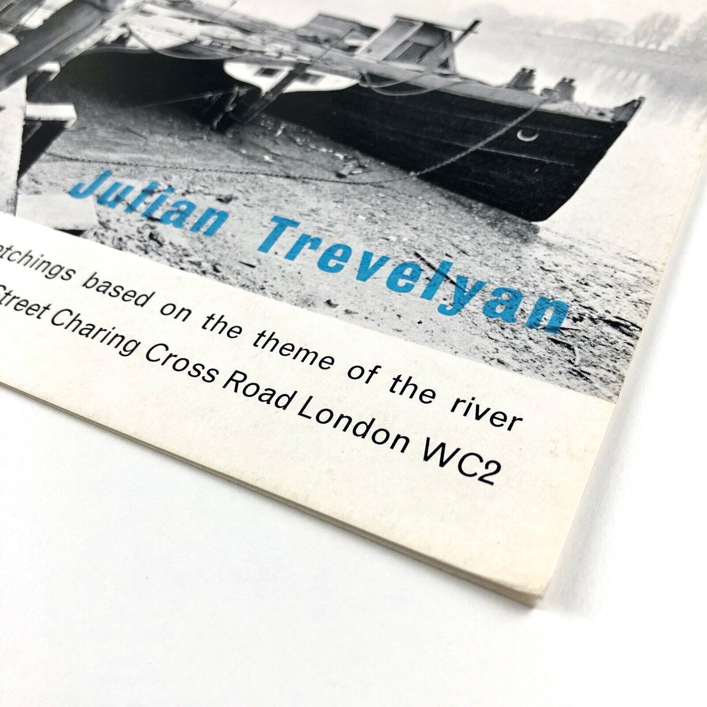 Leaflet for Julian Trevelyan a new series of paintings & etching based on the theme of the river. | Zwemmer Gallery exhibition, 1963