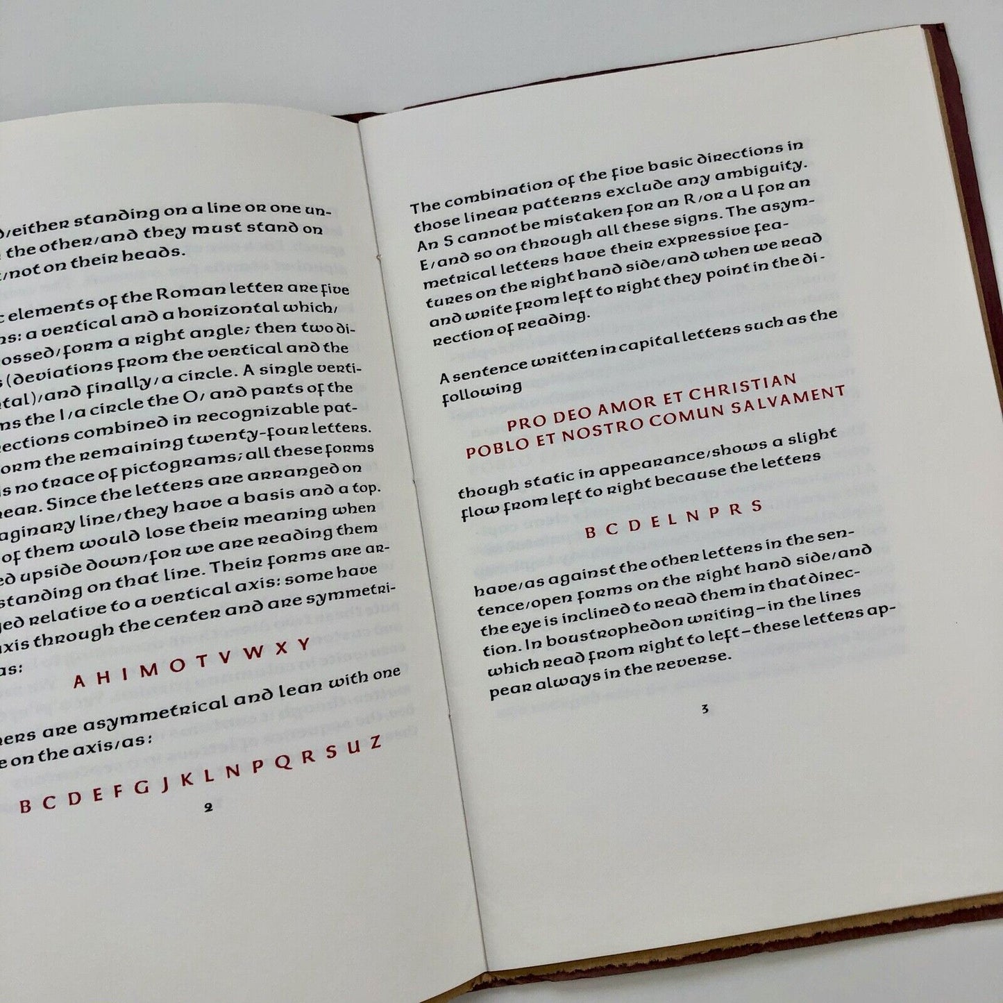 The Forms of Our Letters Typophile Monograph, new series, number 6 Victor Hammer
