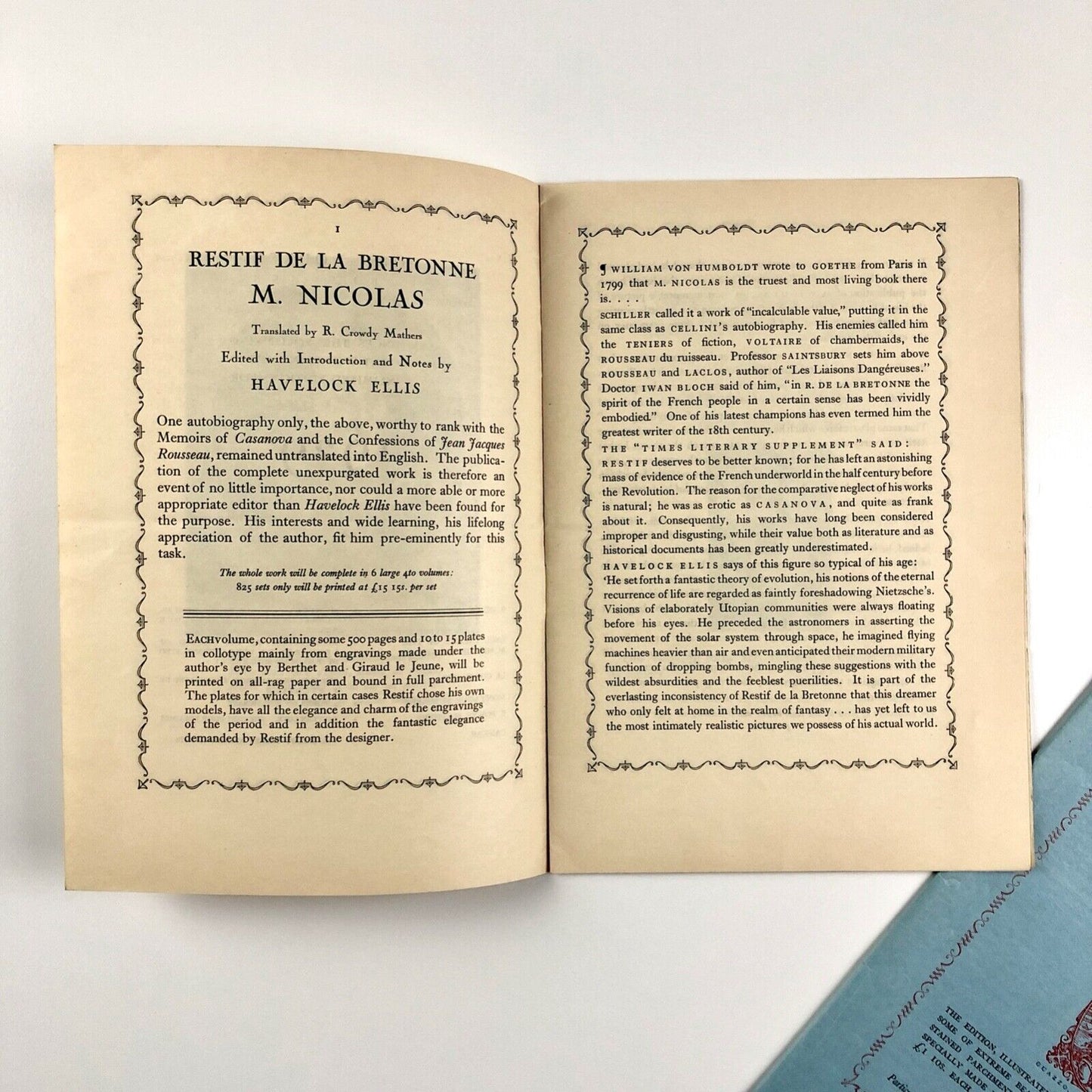 Two promotional leaflets relating to John Rodker Publisher, 1929