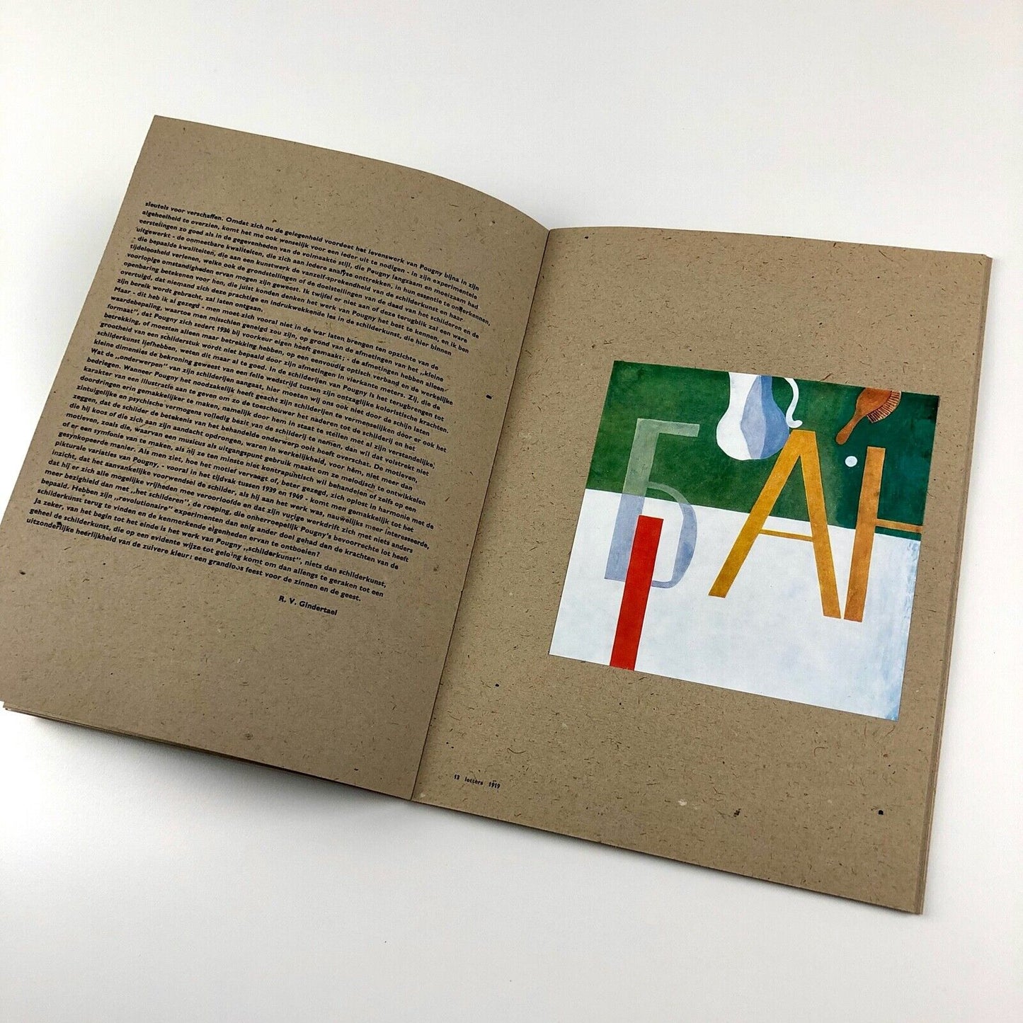 Jean Pougny 1894–1956 | Stedelijk Museum exhibition catalogue 1961 | Cat. No 281