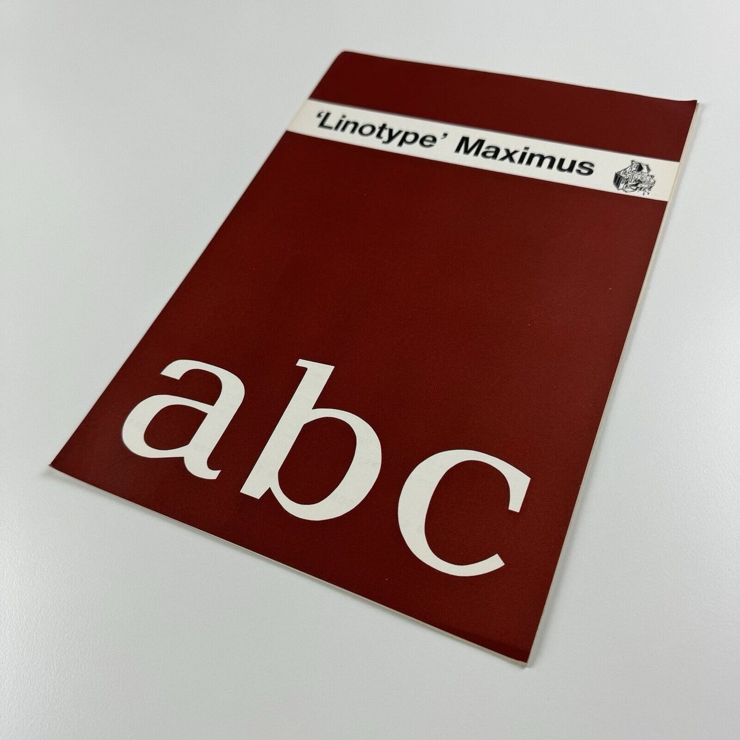 Type specimen sheet – Linotype Maximus newpaper type | Undated leaflet