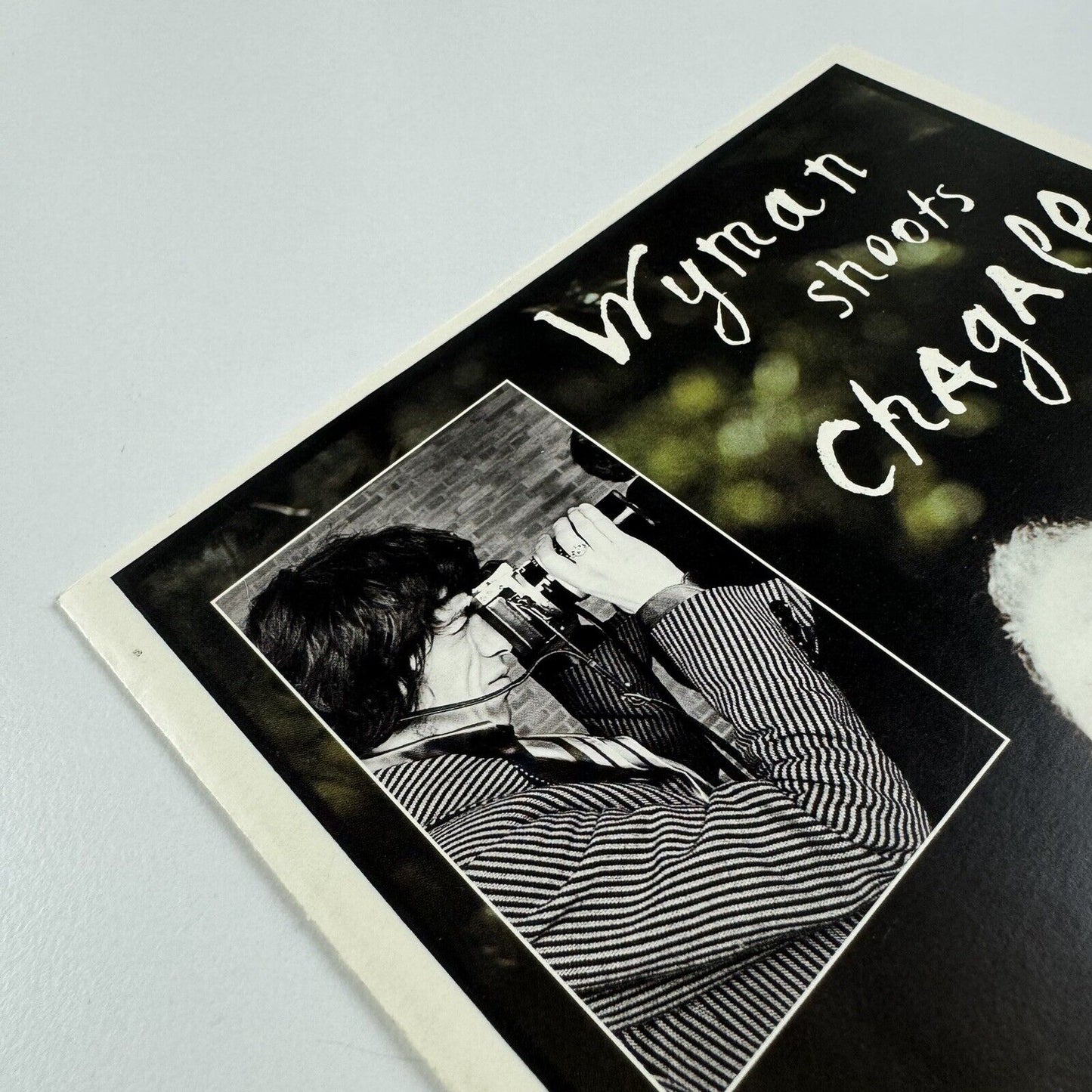 Promotional flyer for 'Wyman shoots Chagall' | Bill Wyman | Marc Chagall