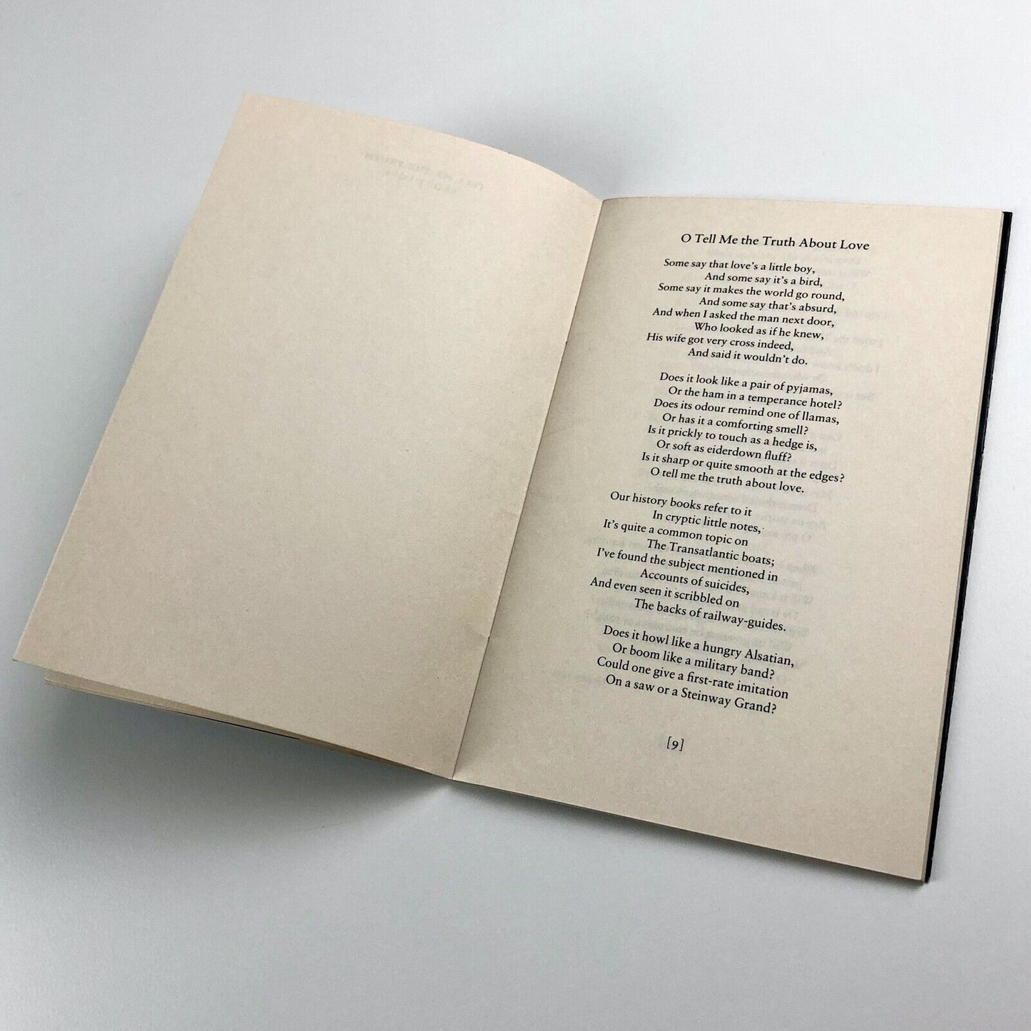 Tell Me The Truth About Love – W.H. Auden | Four Weddings and a Funeral | Faber & Faber, 1994