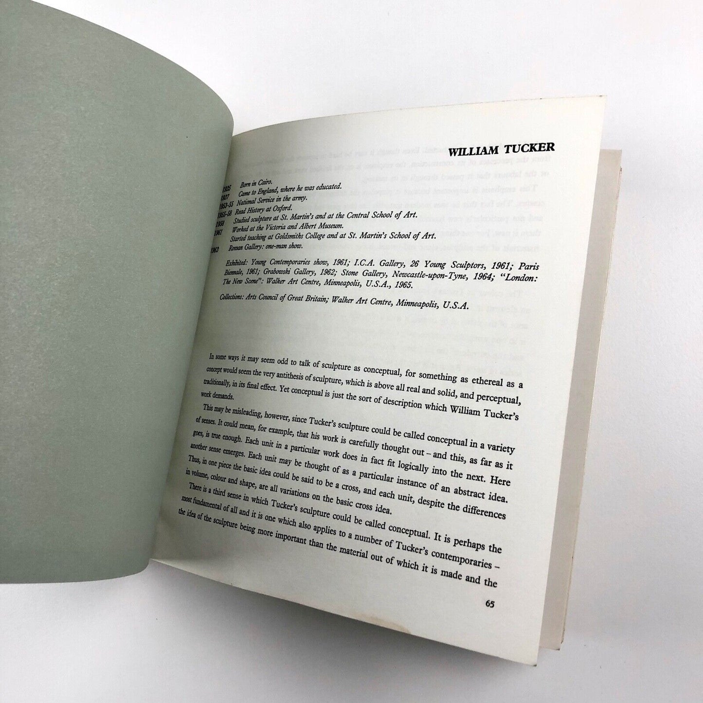 The New Generation 1965 – Whitechapel Gallery catalogue, 1965 Ian Dunlop