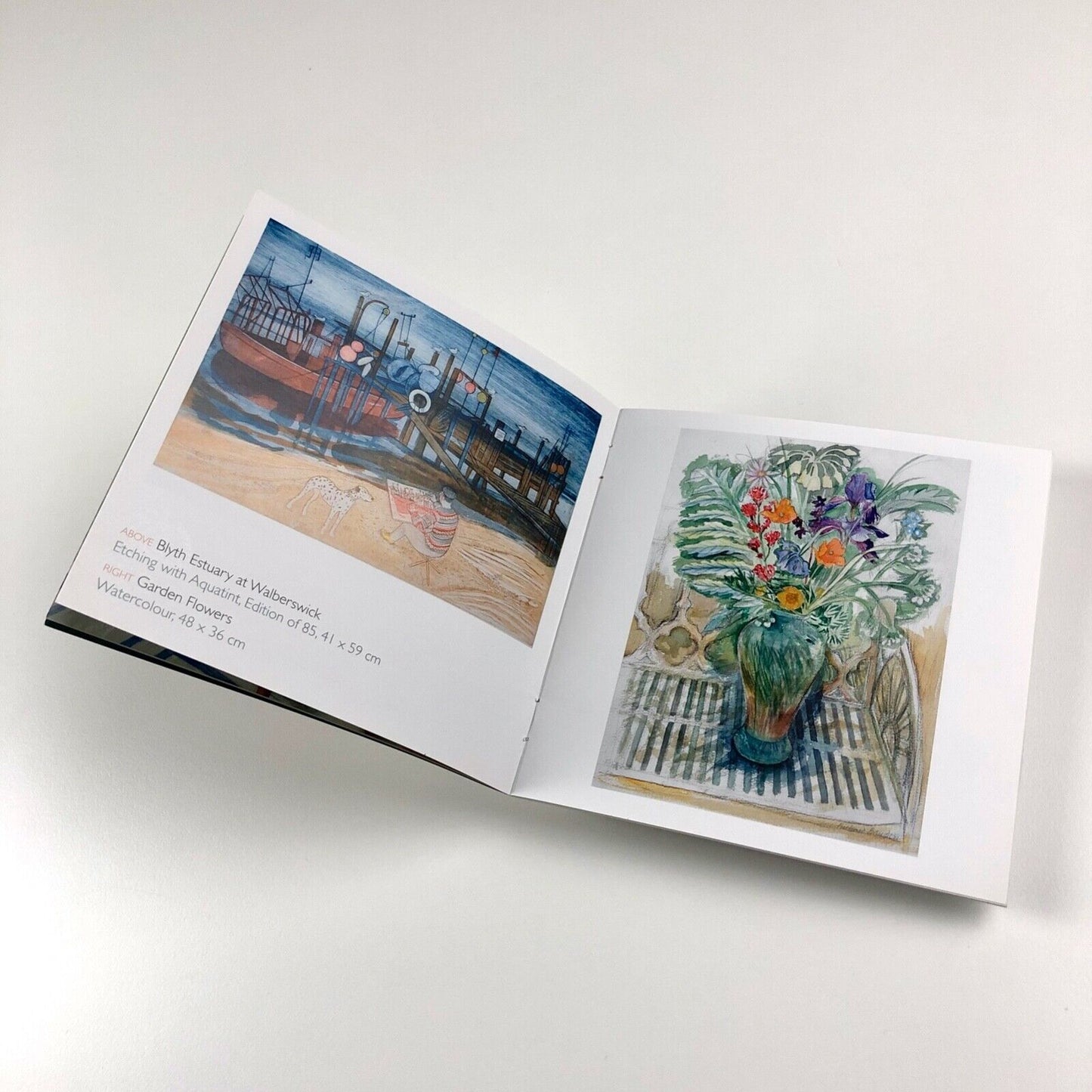 Richard Bawden. Watercolours, Etchings & Linocuts | Bircham Gallery, Holt leaflet
