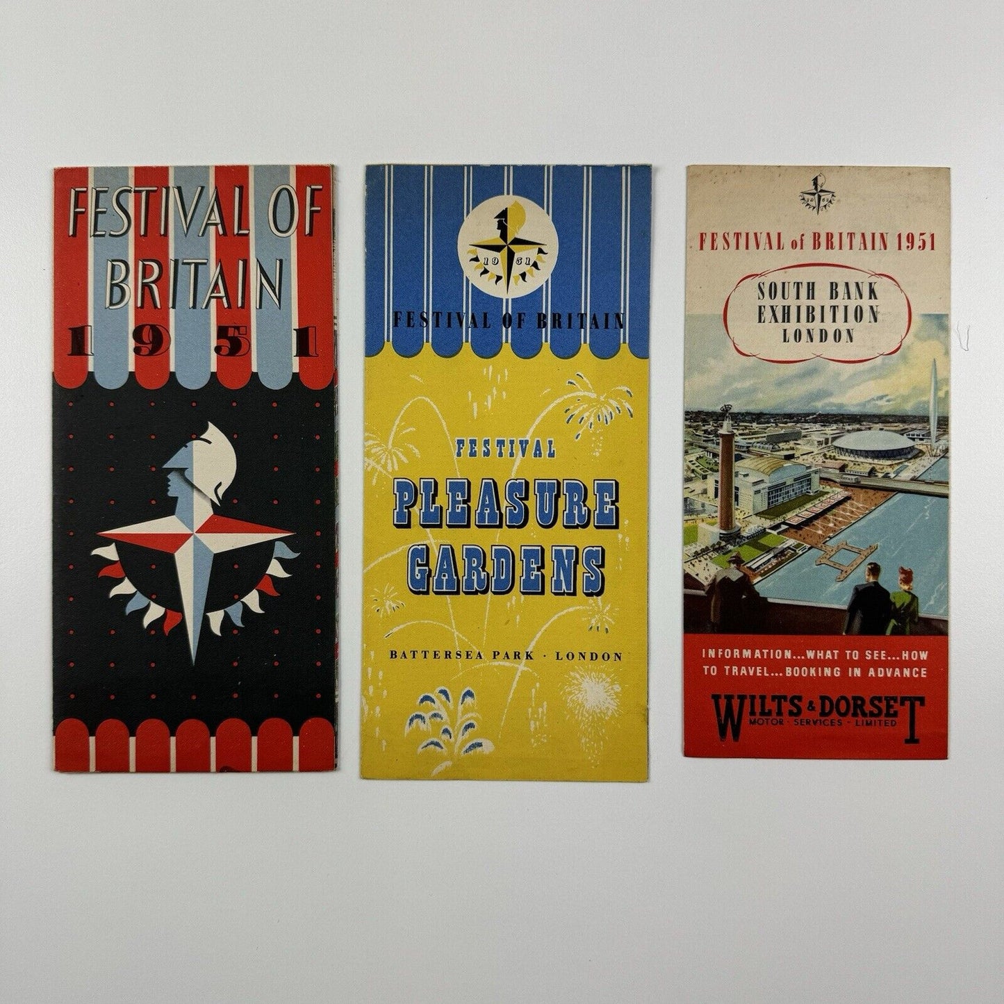 Three Festival of Britain 1951 exhibition leaflets