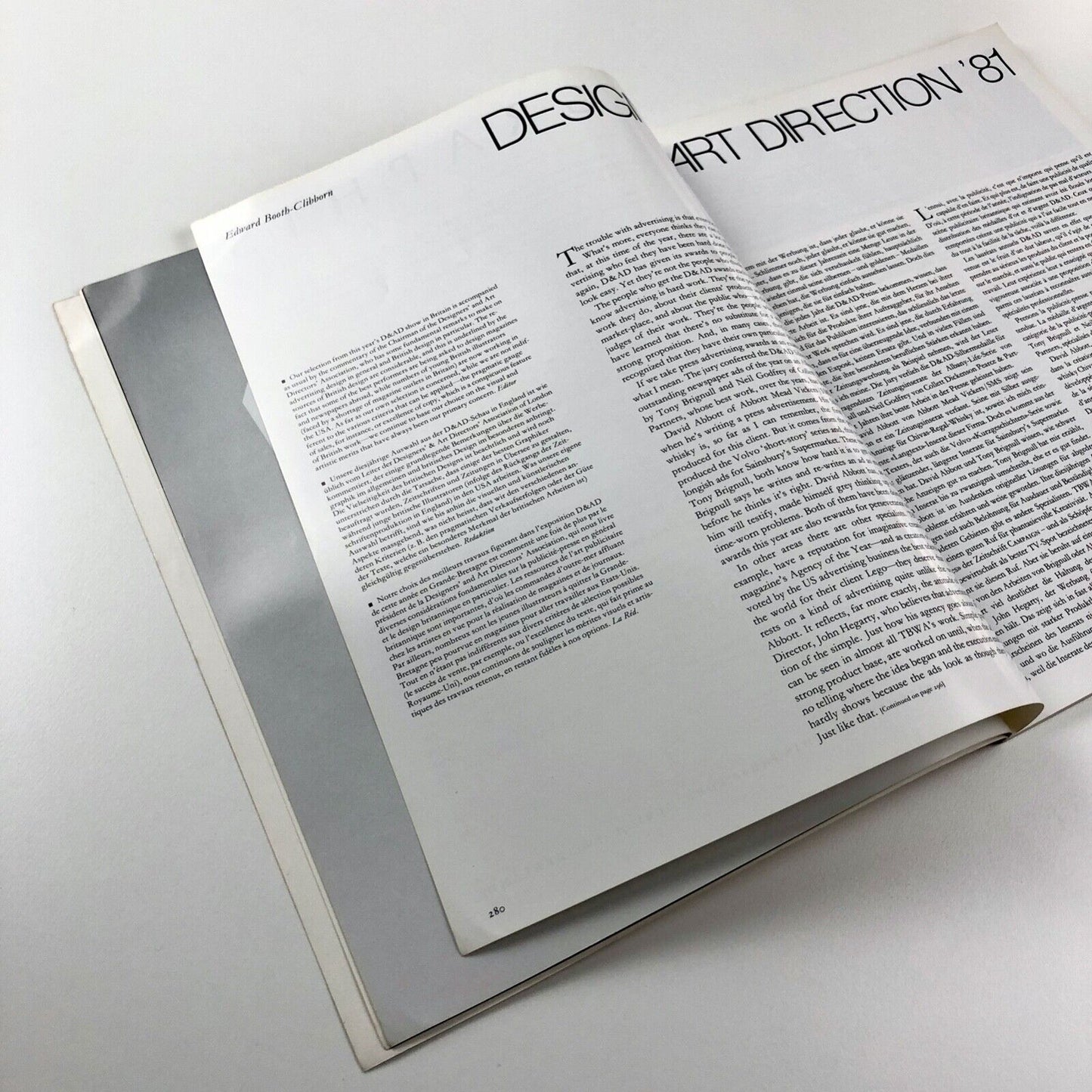 Graphis journal No 216 Vol 37 1981/8 | Walter Herdeg, The Graphis Press