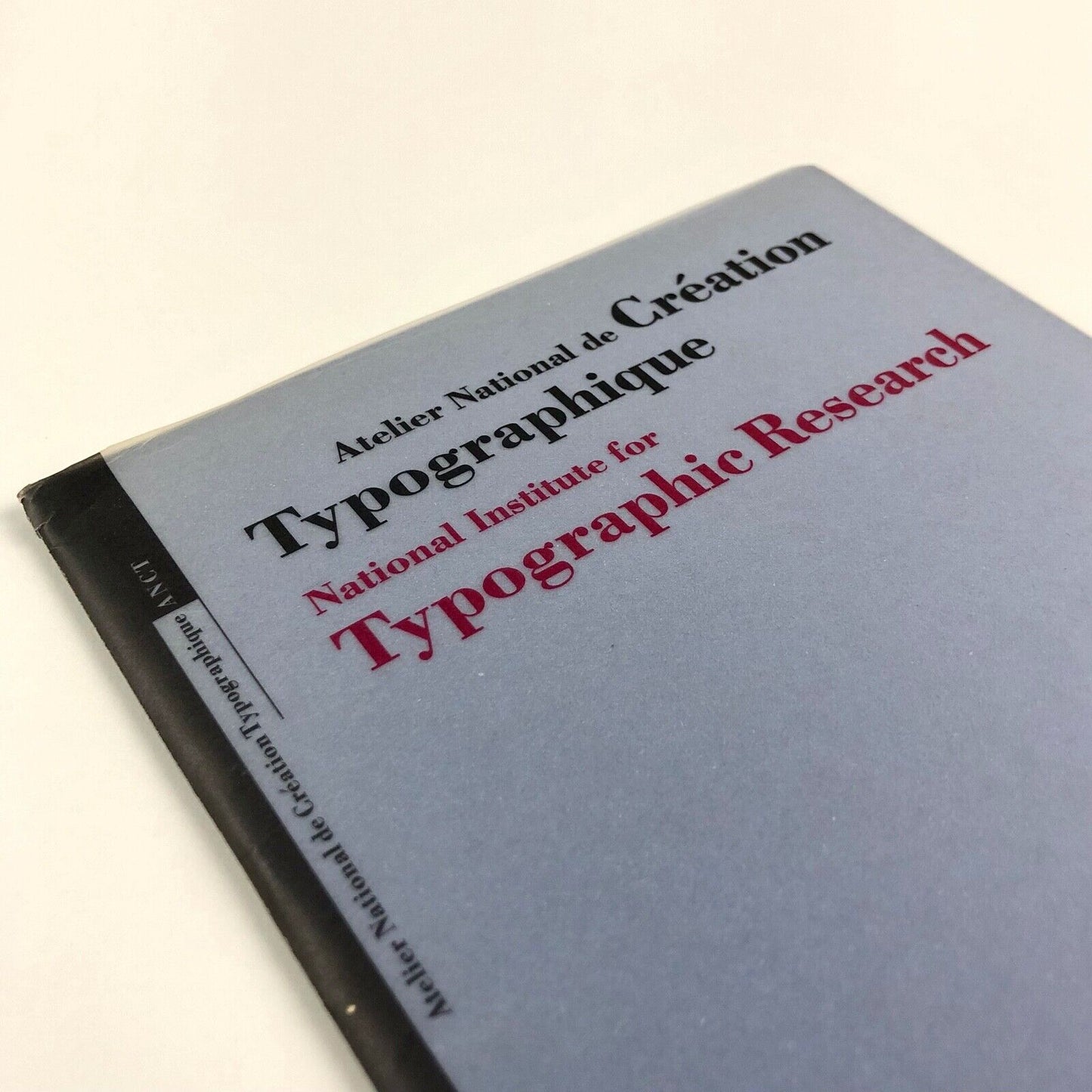 National Institute for Typographic Research (ANCT) | 1992 Georges Bonnin