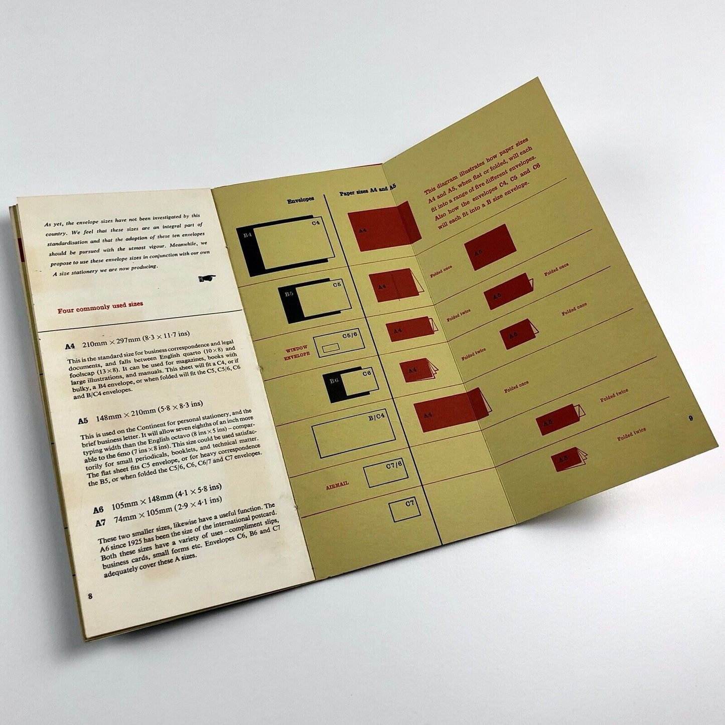 A-Series paper standardisation booklet | H Hacker Design Group | Circa 1970?