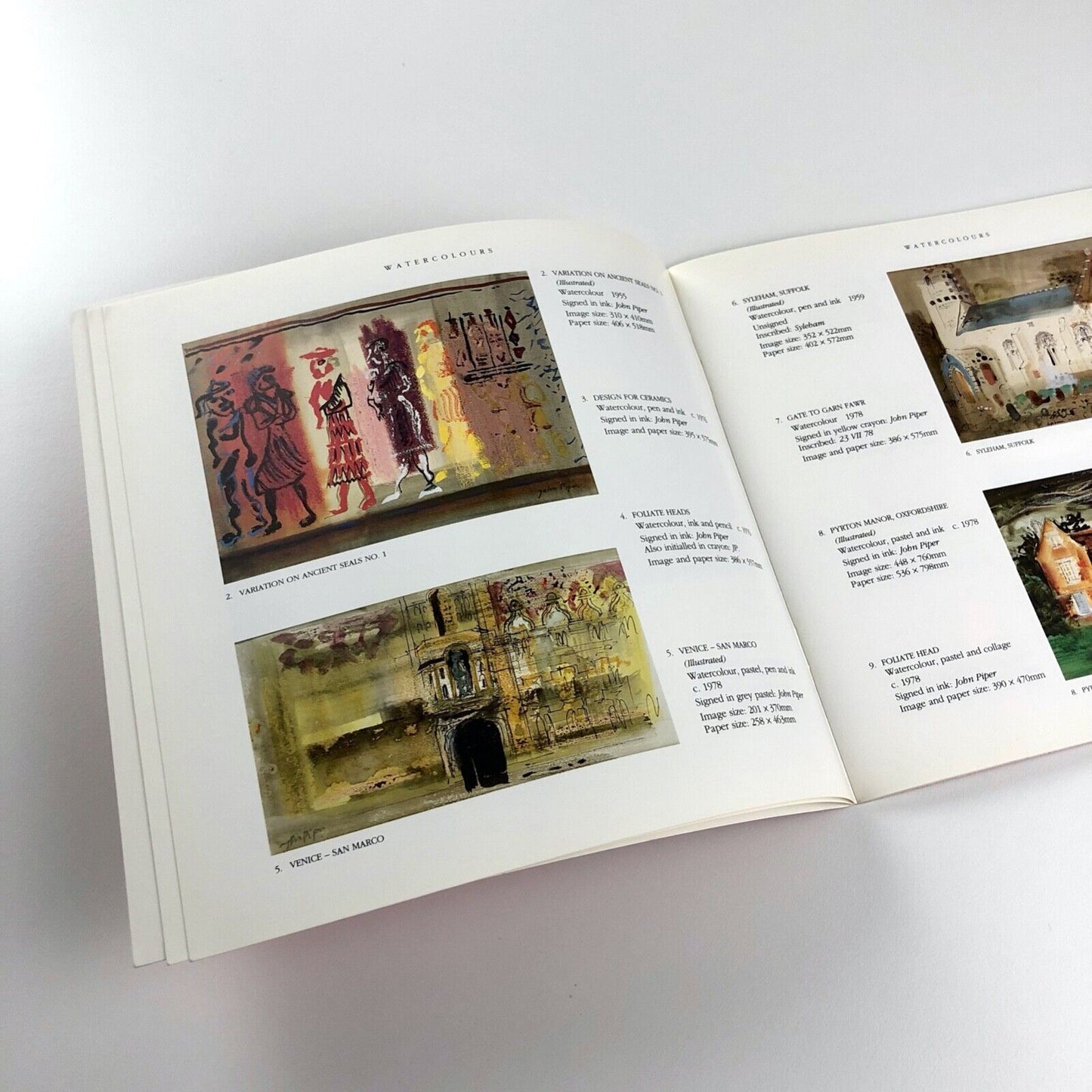 John Piper watercolours, drawings & prints | Berkeley Square Gallery catalogue