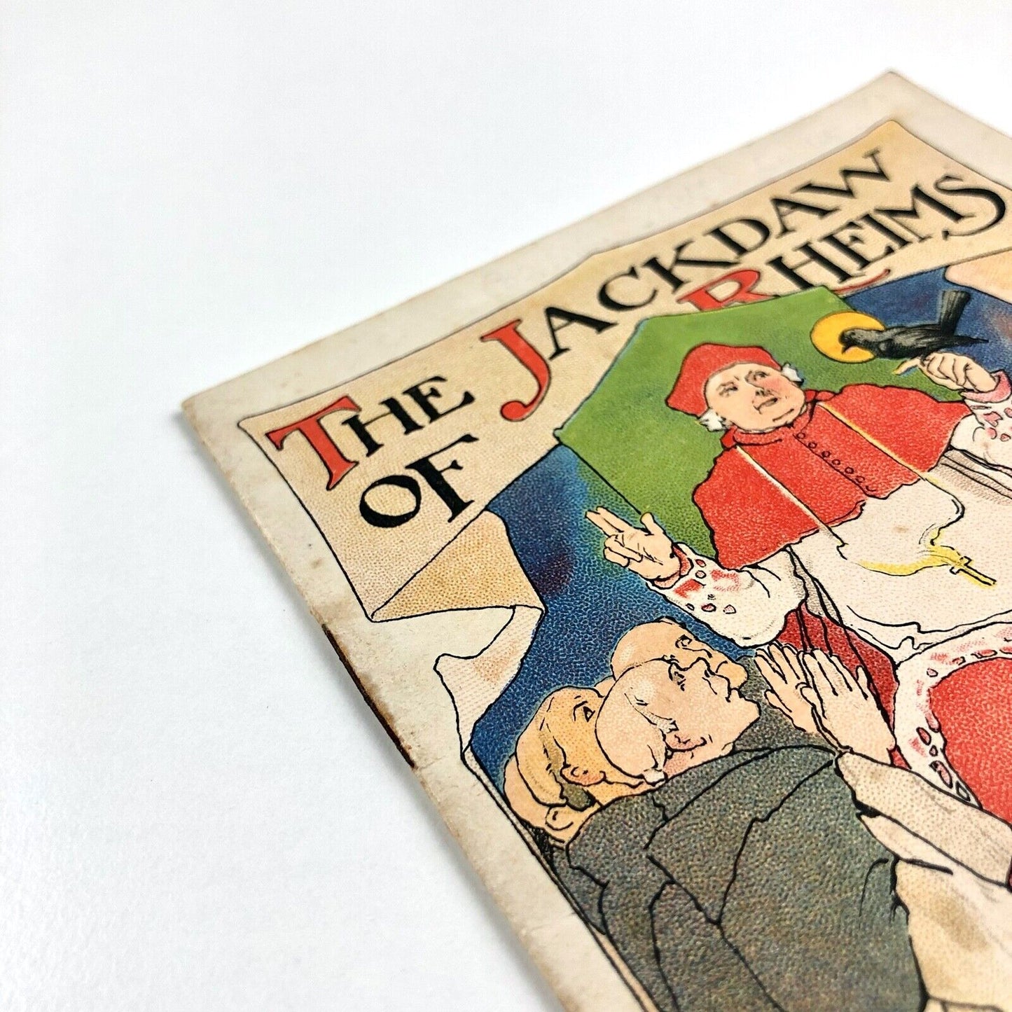 Booklet The Jackdaw of Rheims by Thomas Goldsby, illustrated by Alice B. Woodward | Colman's Mustard promotional advertisement, 1901