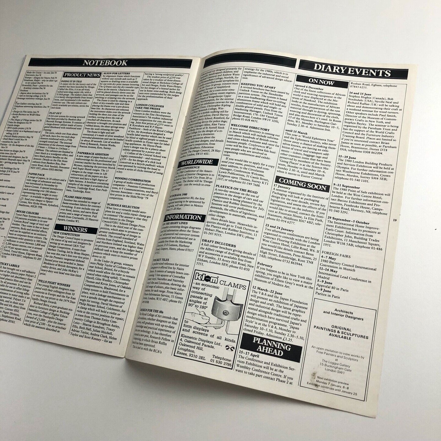 Designer magazine - Society of Industrial Artists and Designers | January 1980 | articles include those relating to James Gardner and Herbert Spencer