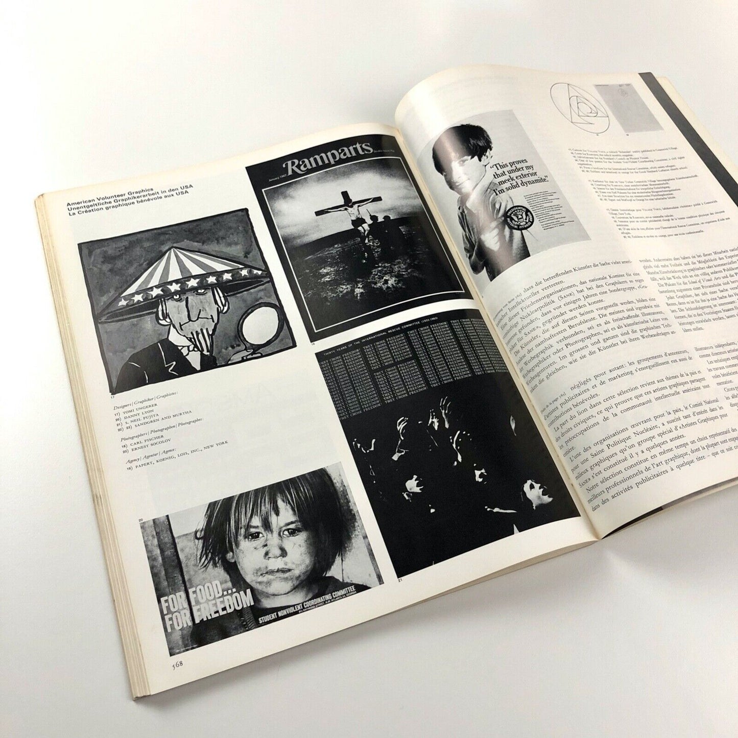 Graphis journal | No 134, Vol 23, 1967 | Walter Herdeg | The Graphis Press