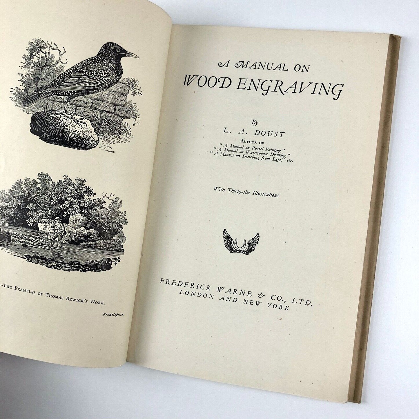 A Manual on Wood Engraving | Written & Illustrated by L. A. Doust | 1942 edition