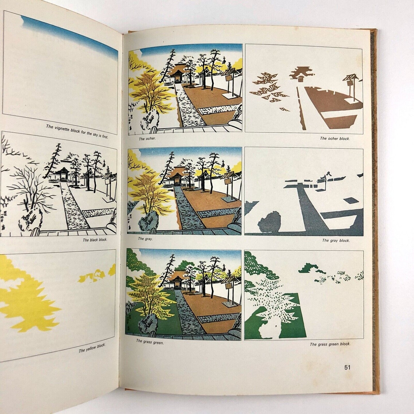 Wood-block Print Primer by Tomikichro Tokuriki 1970
