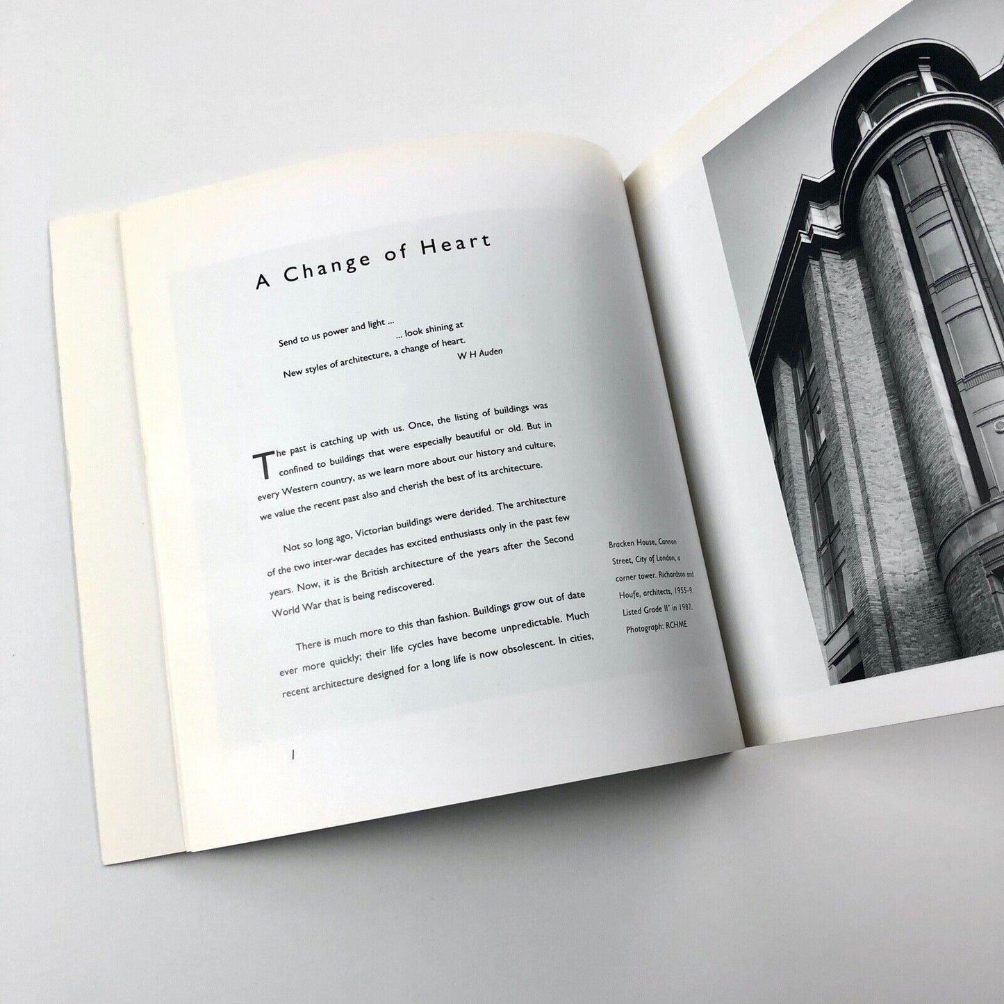A Change of Heart: English Architecture Since the War | Royal Commission on the Historical Monuments of England and English Heritage, 1992