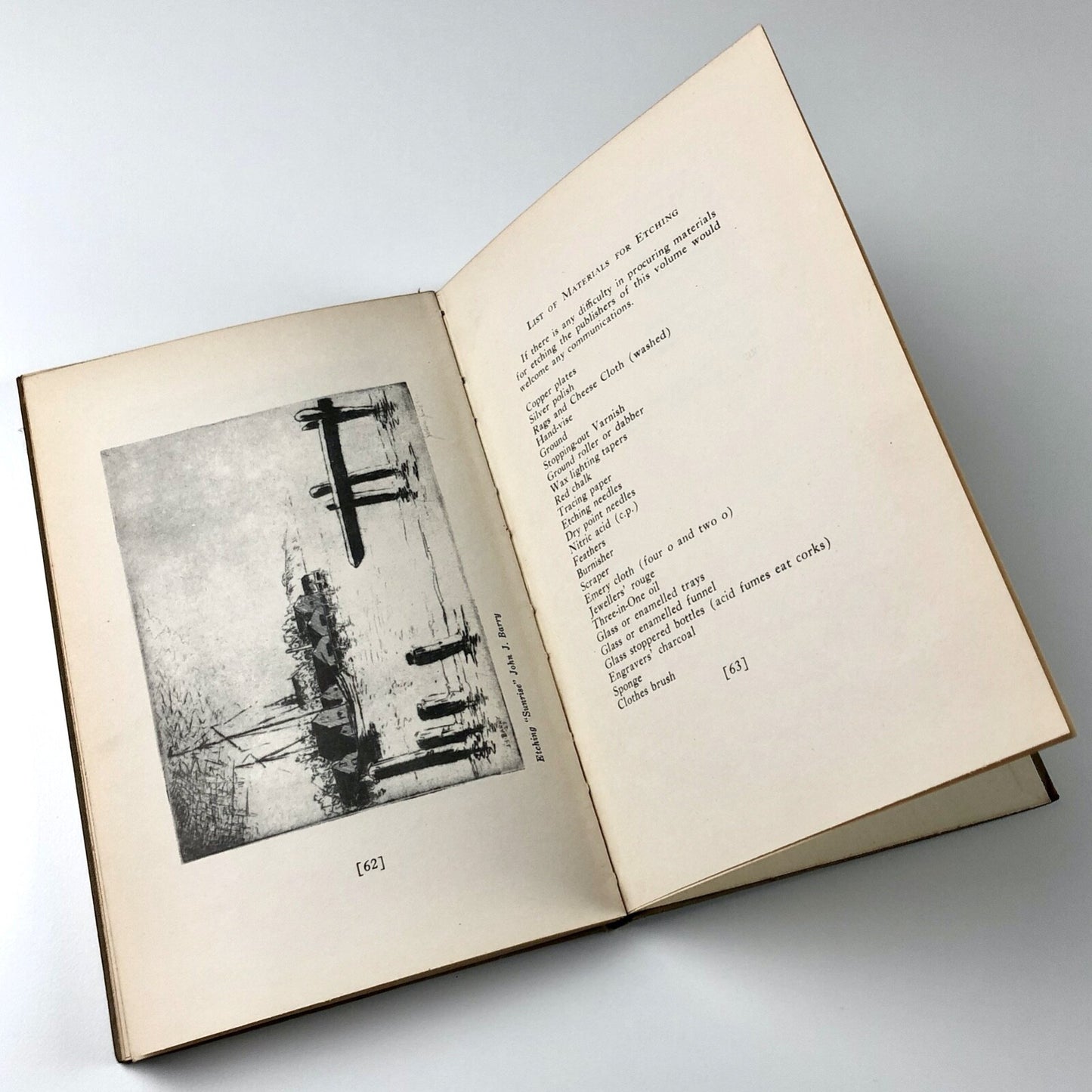 How to Make Etchings by John J. Barry | John Lane The Bodley Head Ltd and Bridgman Publishers, 1929 | 1st edition.