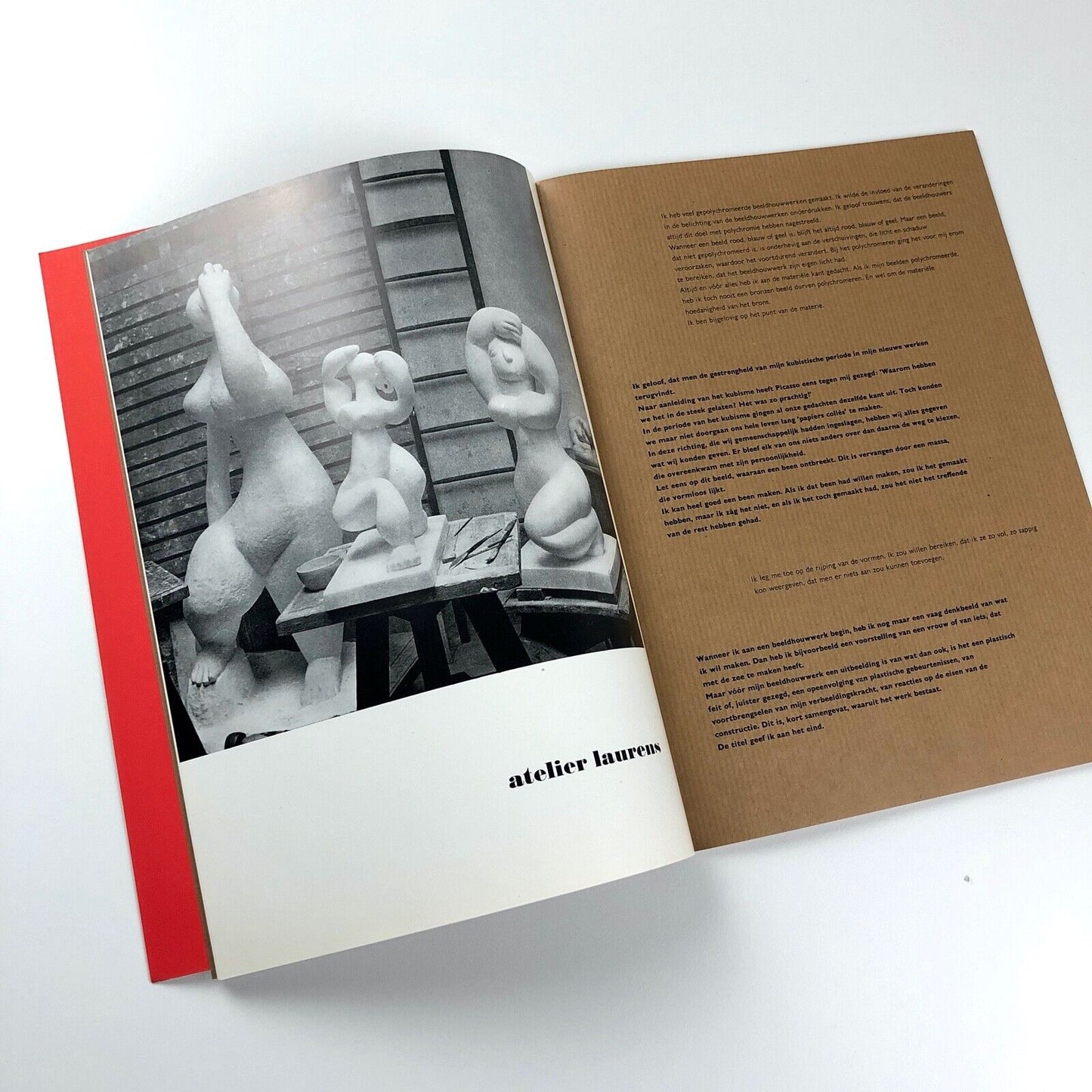 Henri Laurens | Stedelijk Museum exhibition catalogue | Cat. no. 298, 1962