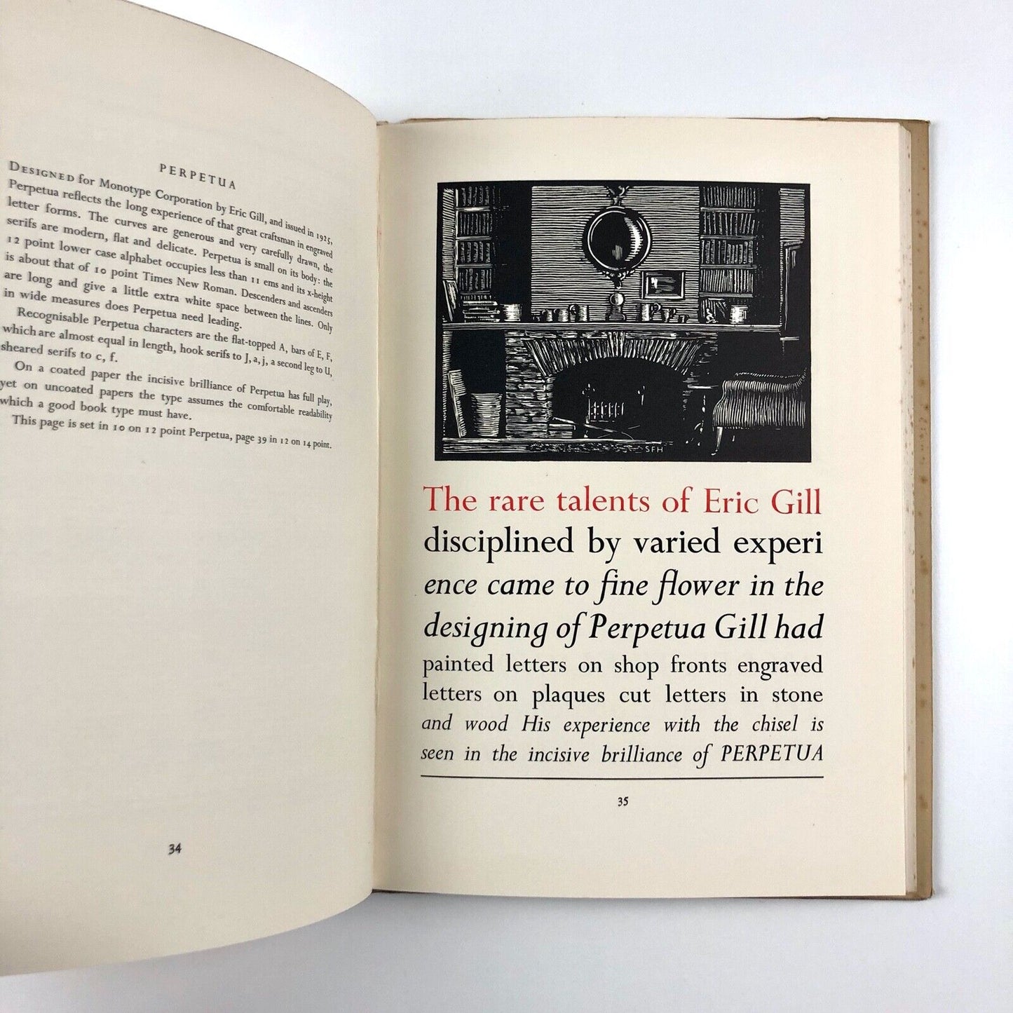 Tillotsons Specimen Book of Type Faces 1949 | Bookplate Peter C.G. Isaac