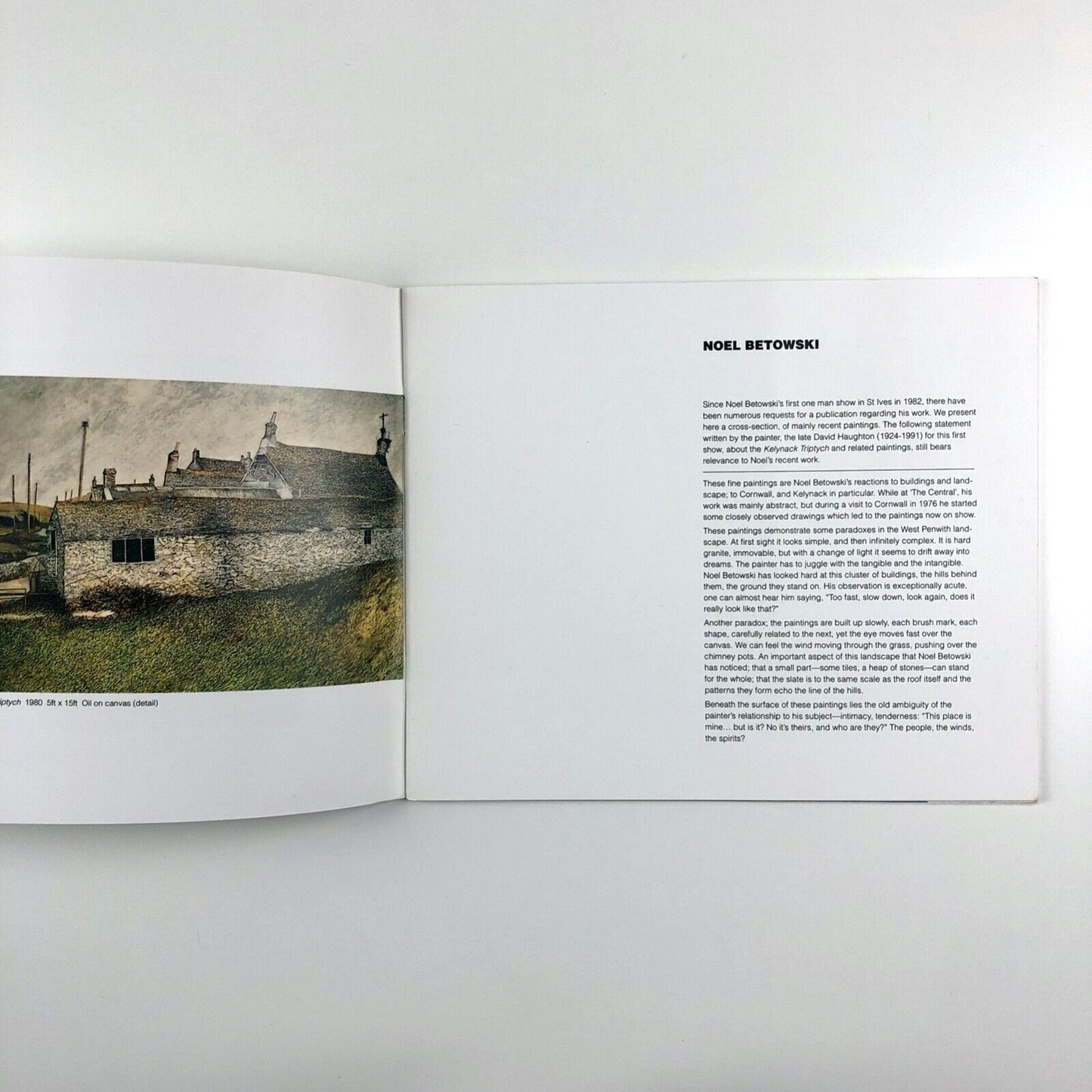 Noel Betowski | Betowski Gallery Penzance exhibition catalogue undated