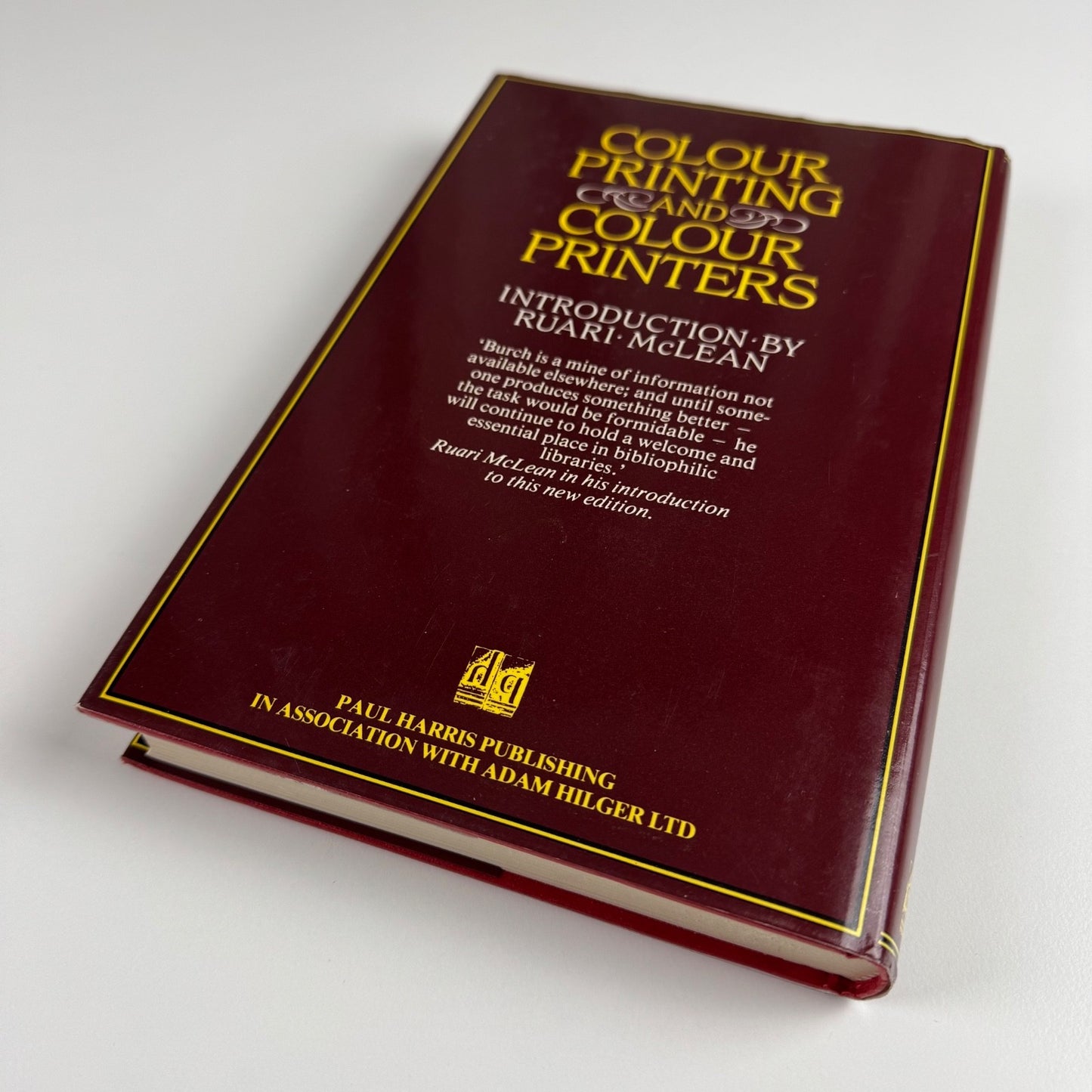 Colour Printing and Colour Printers by R.M. Burch | Paul Harris Publishing, 1983