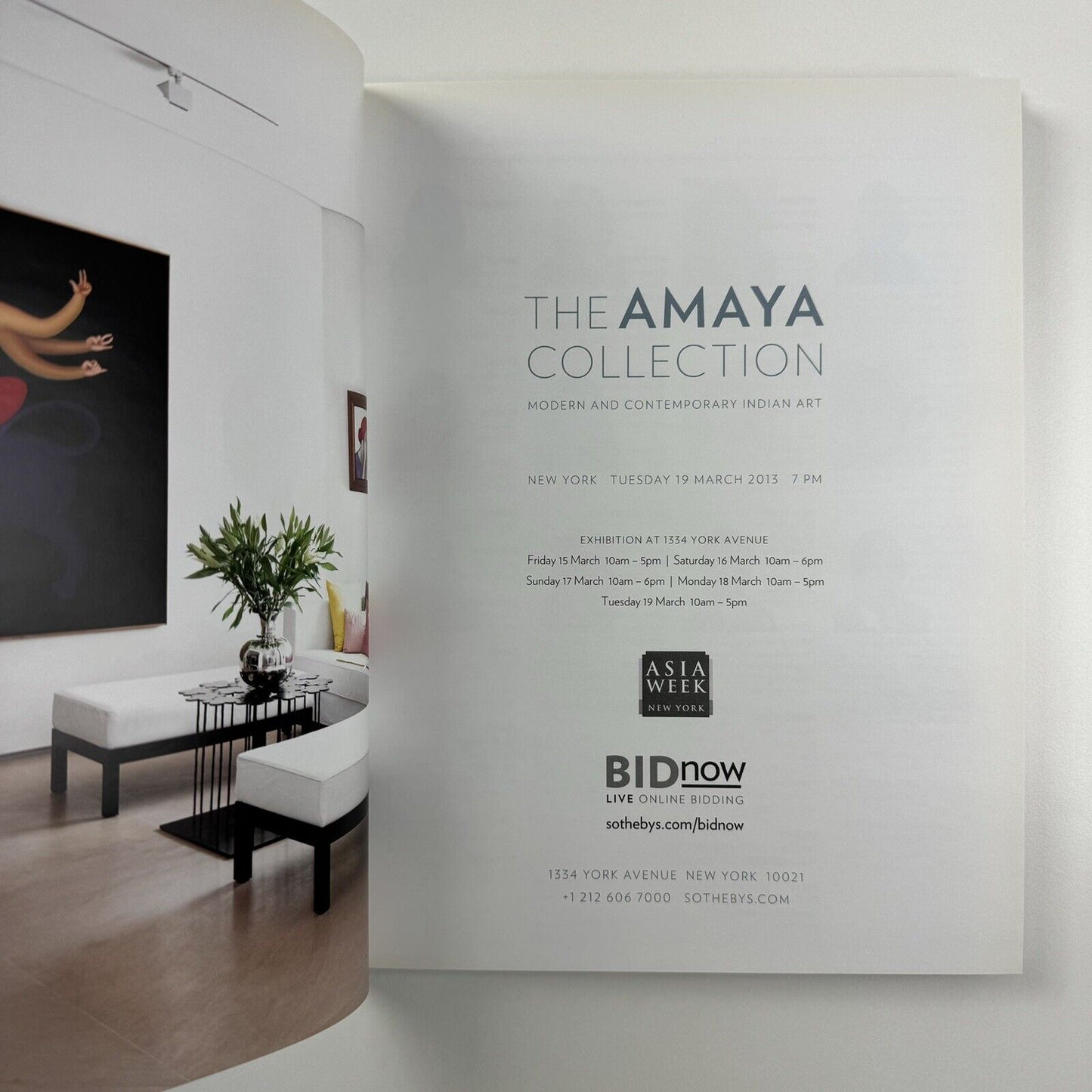 The Amaya Collection Modern and Contemporary Indian Art | Sotheby’s catalogue, 19 March 2013