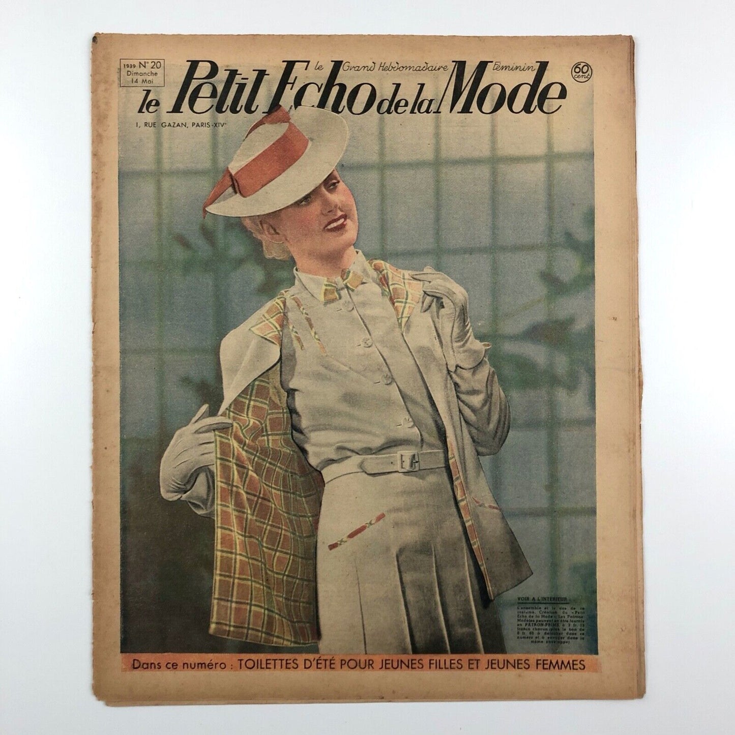 Le Petit Echo de la Mode French fashion journal x 10 issues: 2 x 1938 & 8 x 1939