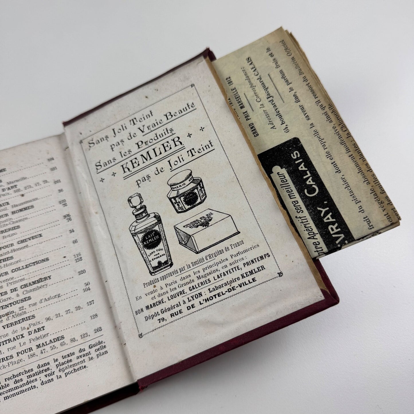 Paris Guide offert par l’Hôtel du Palais, 1913 vintage travel guide