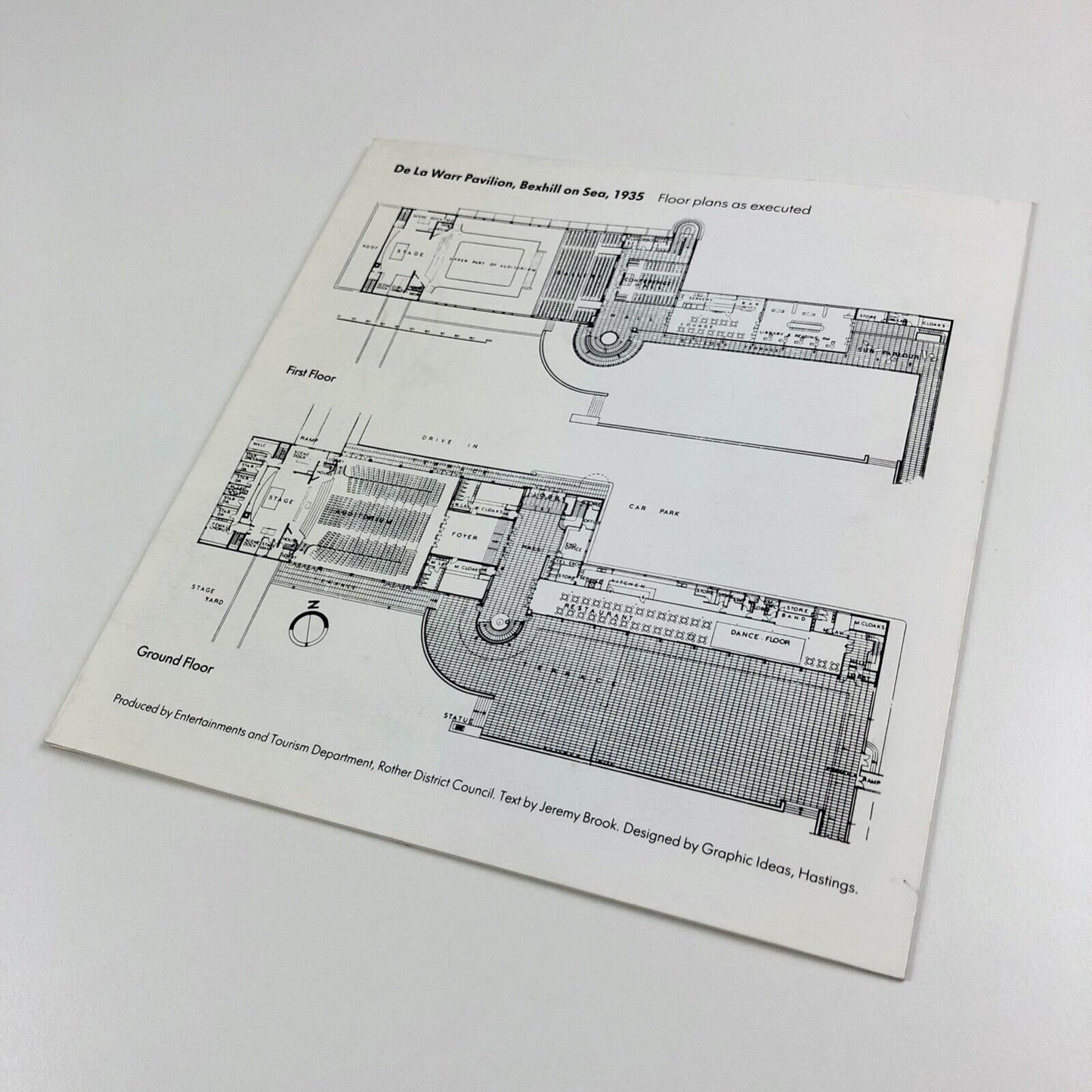 Gallery guide for Mendelsohn and Chermayeff De La Warr Pavilion 1933-35, undated