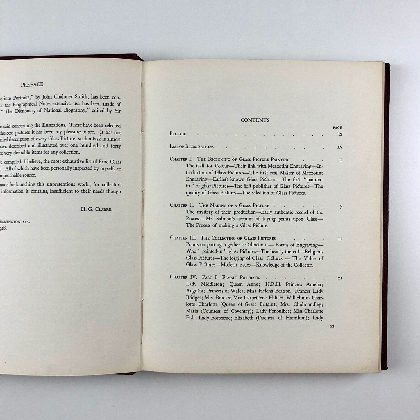 The Story of English Glass Pictures 1690–1810 by H. G. Clarke | Courier Press, 1928