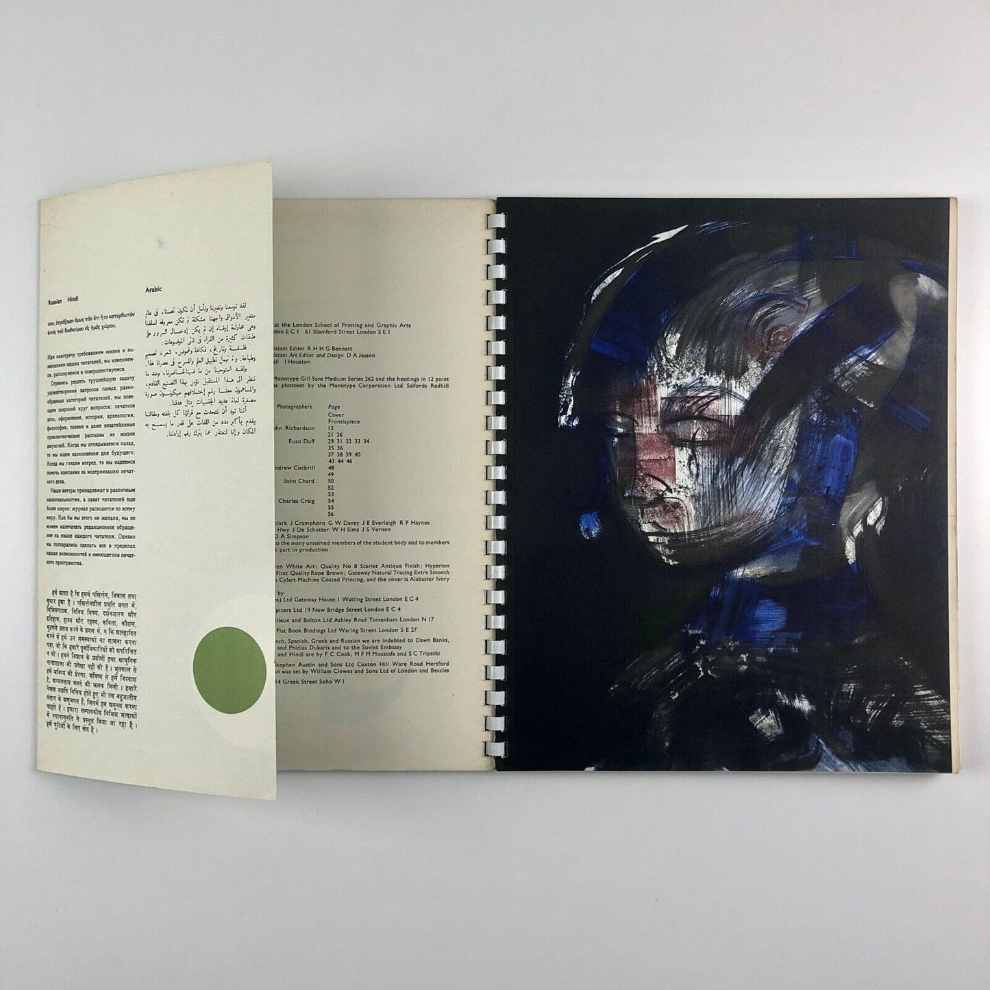 Typos 1960-1 magazine of the London School of Printing and Graphic Arts ed. C.C. Ammonds