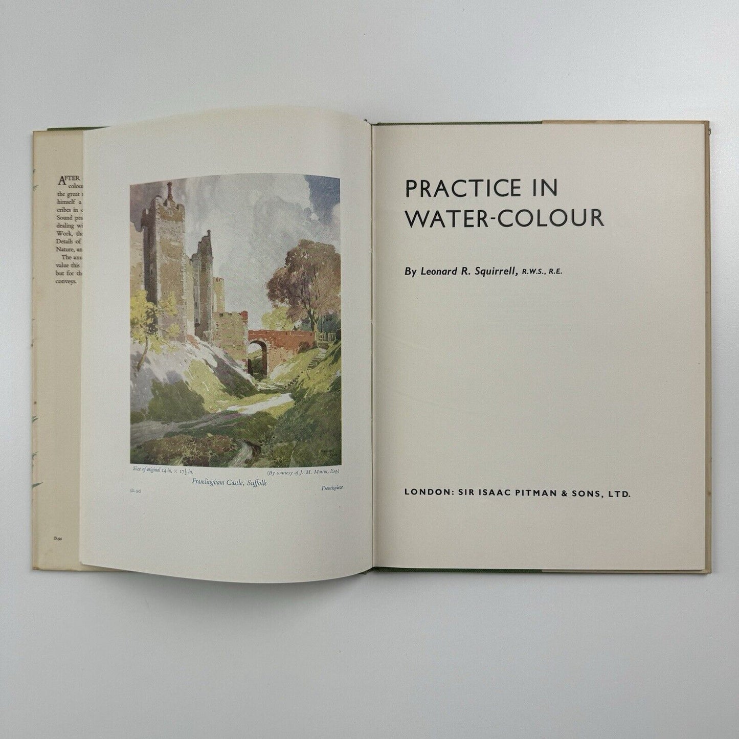 Practice in Water-Colour by Leonard R. Squirrell | Pitman, 1950