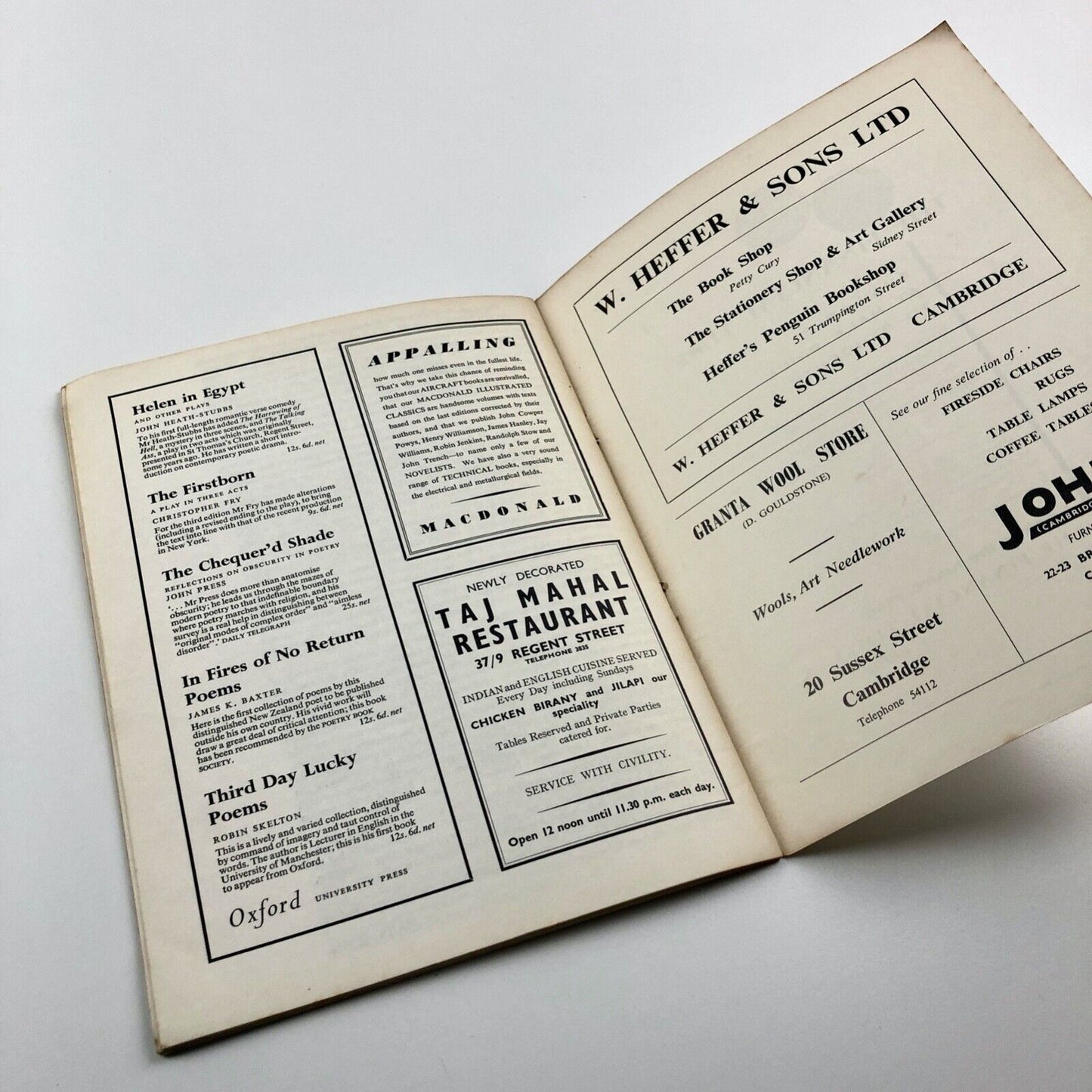 Cambridge Opinion magazine | No. 11, December 1958 | Editor Martin Forde