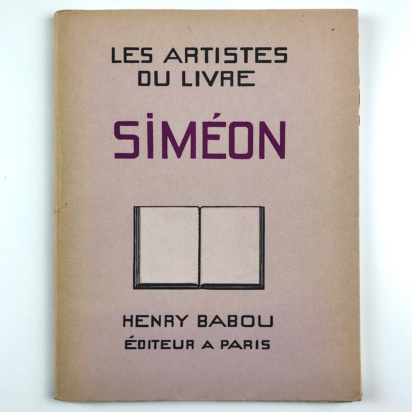 Les Artistes Du Livre – Siméon | Exemplar No. 620 | Henry Babou, 1930