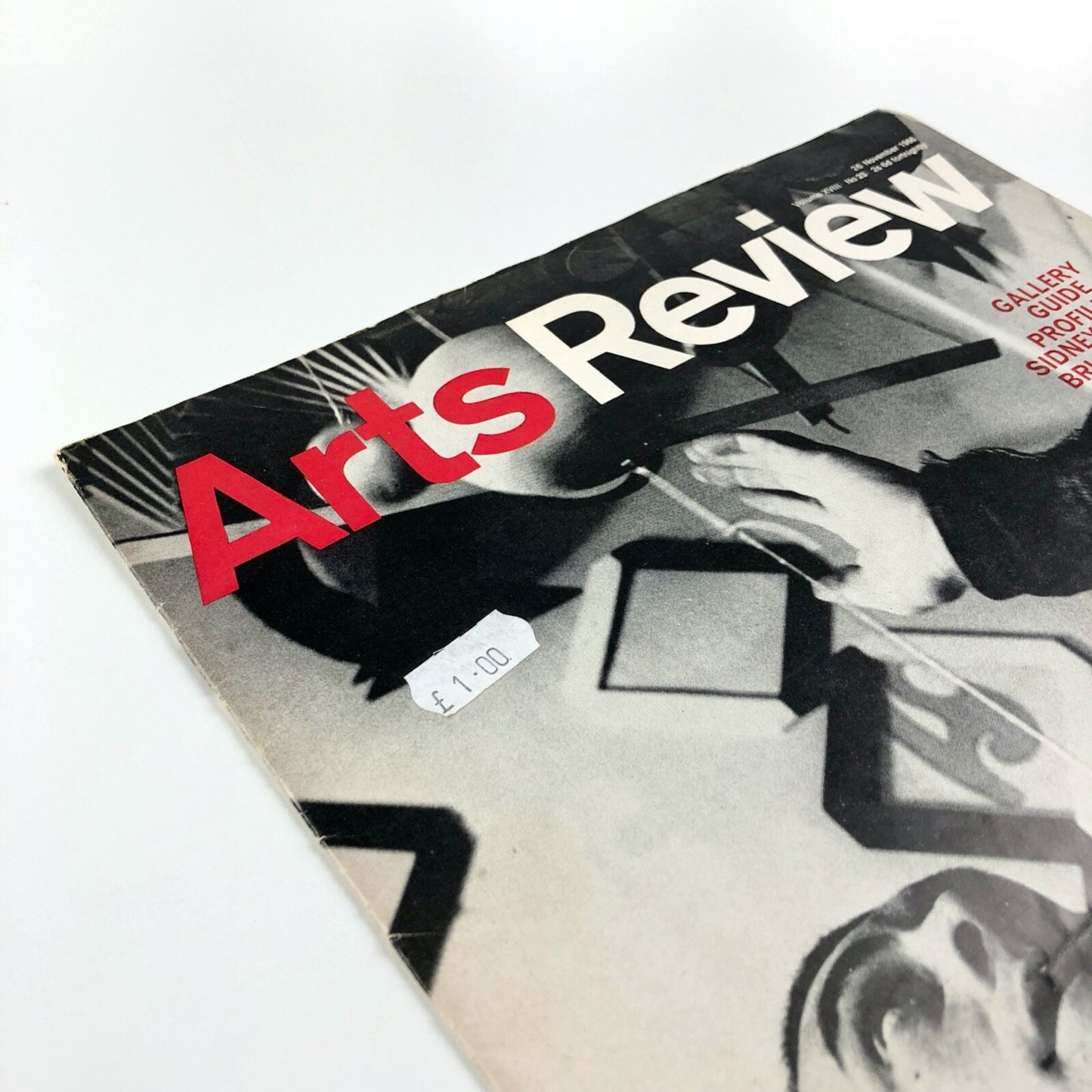 Arts Review 26 Nov 1966, Vol XVIII, No. 23 | Brian Robins Kinetics front cover