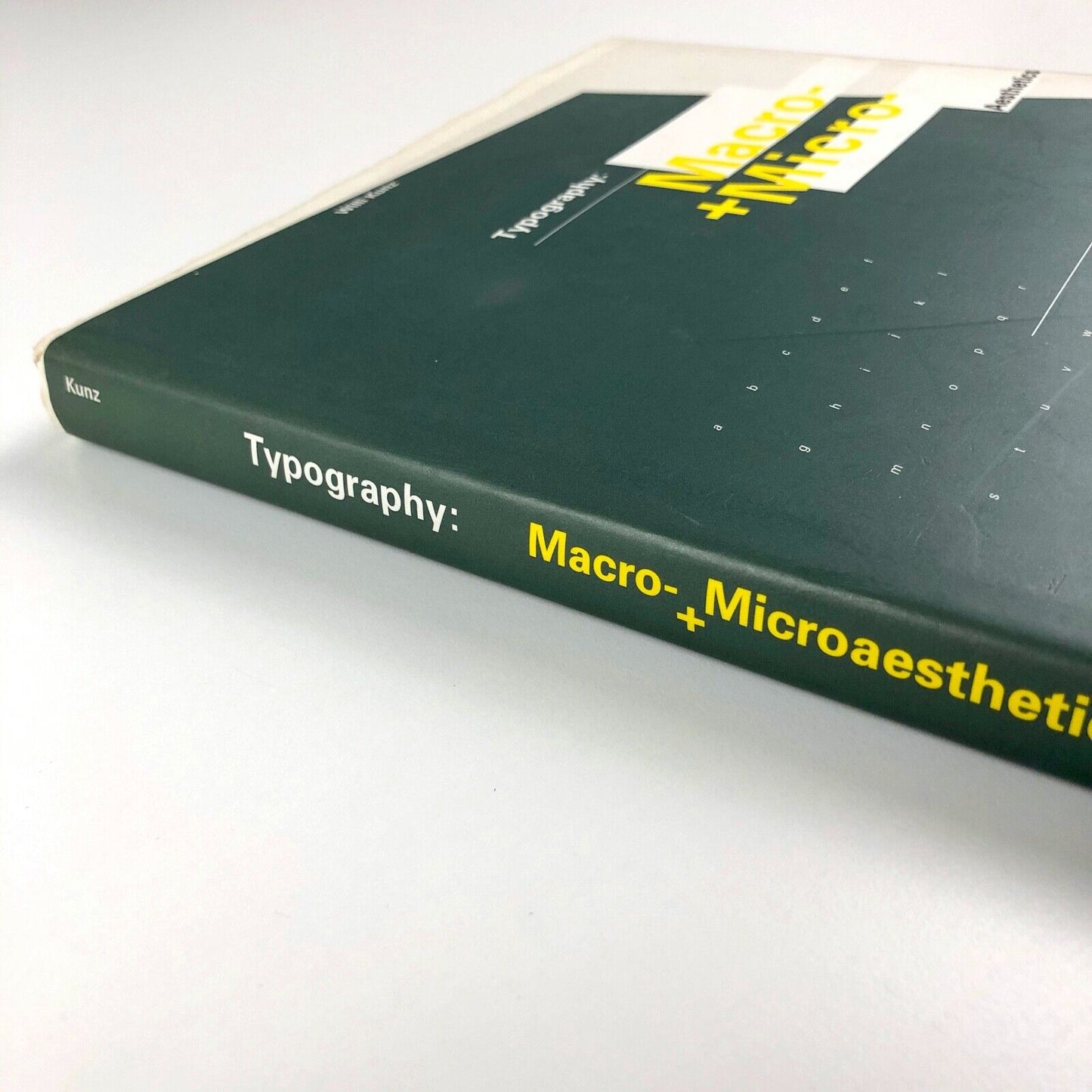 Typography: Macro + Microaesthetics by Willi Kunz | Verlag Niggli | 2000 edition