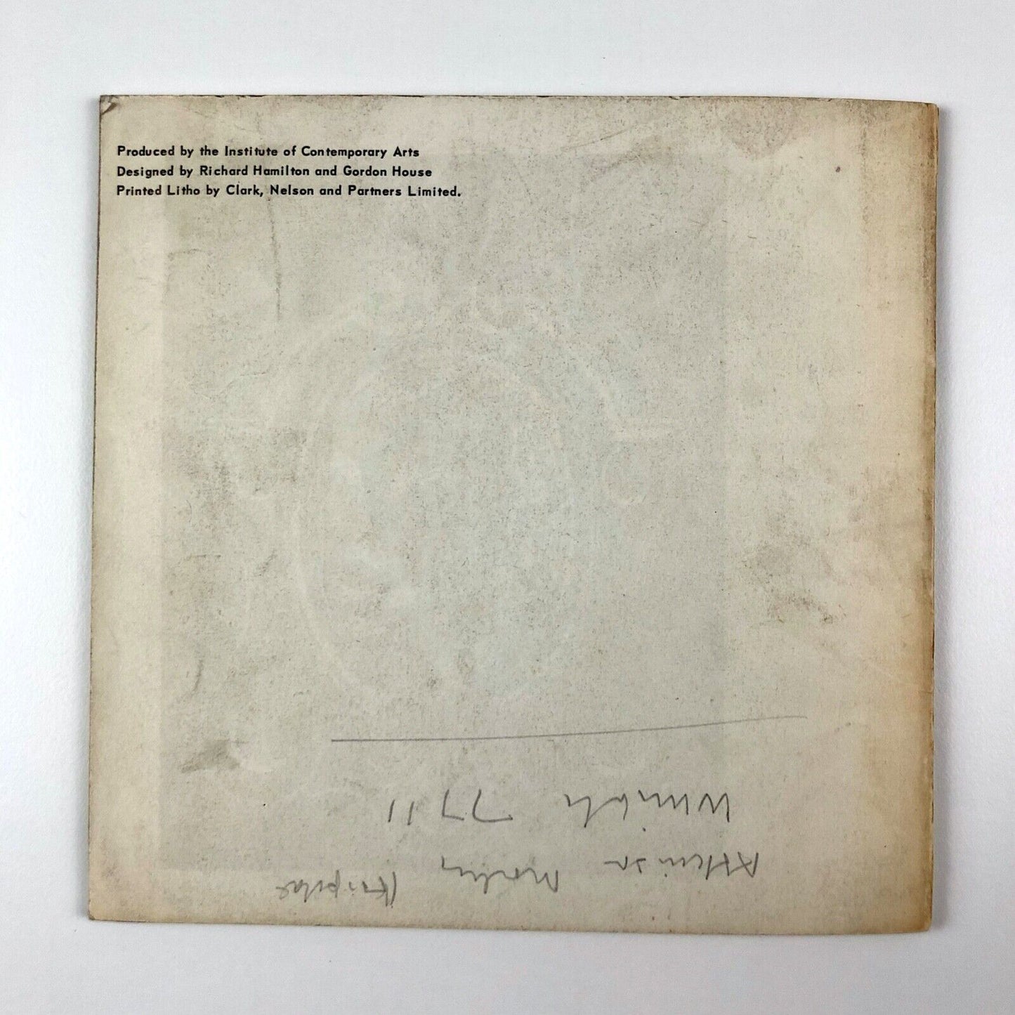 Max Ernst | Institute of Contemporary Arts ICA/Tate Gallery, 1961 | Richard Hamilton, Gordon House catalogue design