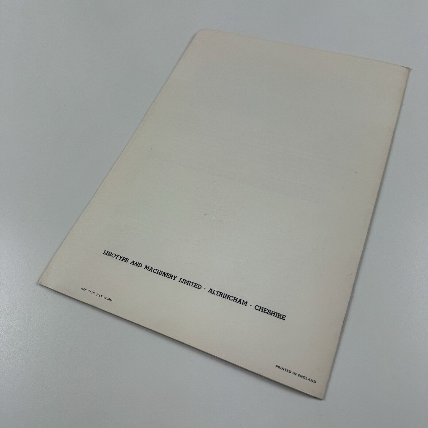 Linotype Memphis – type specimen leaflet | Undated, possibly 1967