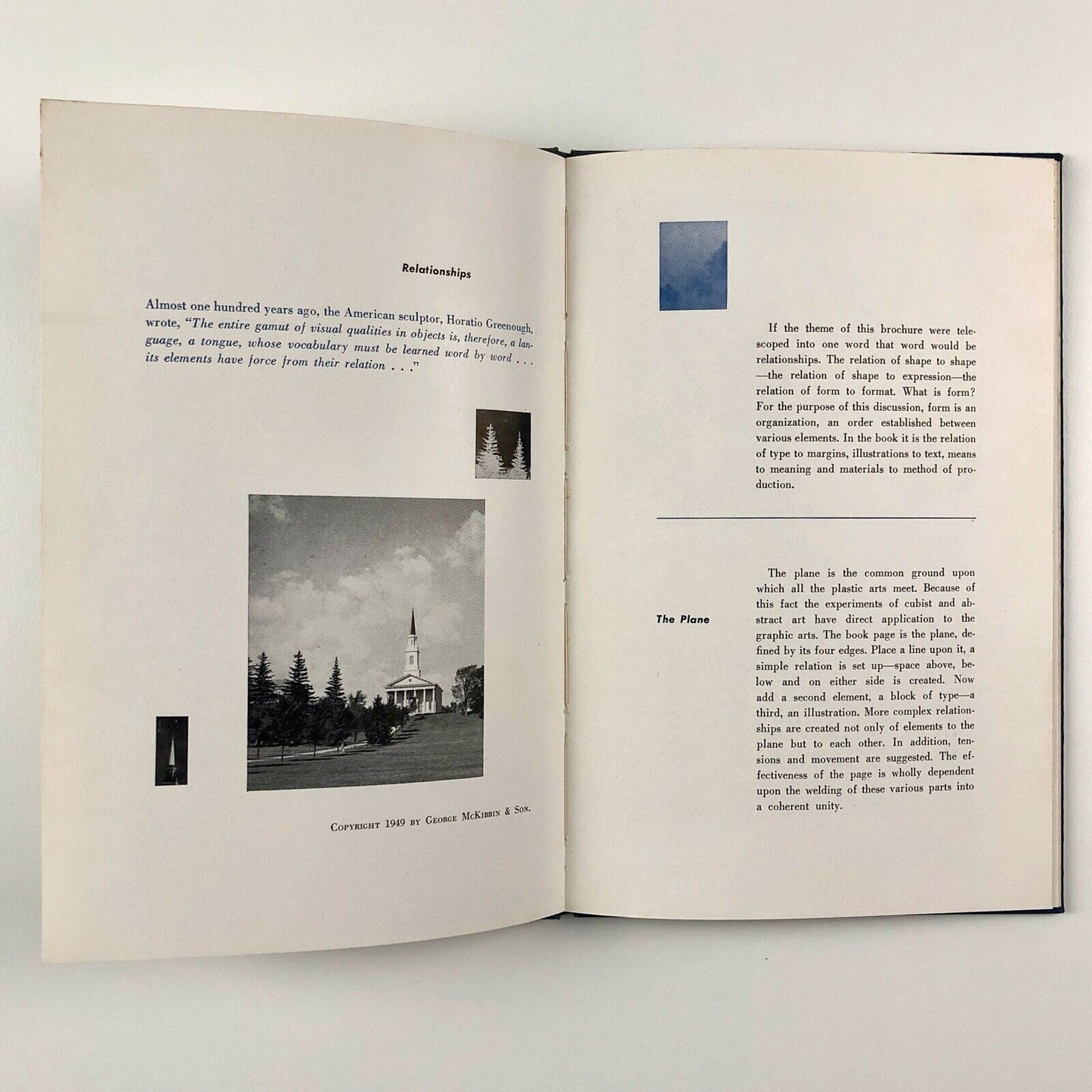 Form and Format. Abstract Design and its Relation to Book Format by John Begg | George McKibbin & Son, 1949 | Inscribed to Vivian Ridler