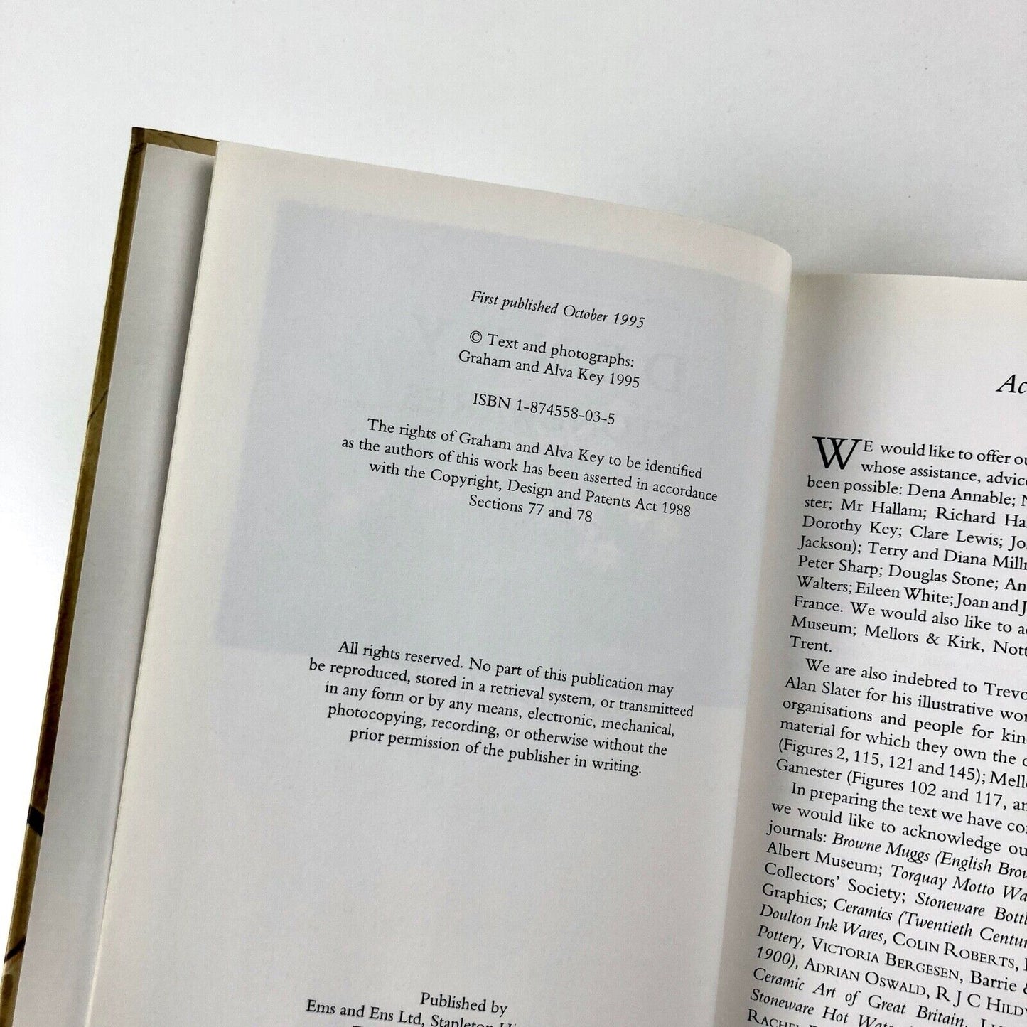 Denby Stonewares by Graham and Alva Key | Ems and Ens Ltd, 1995